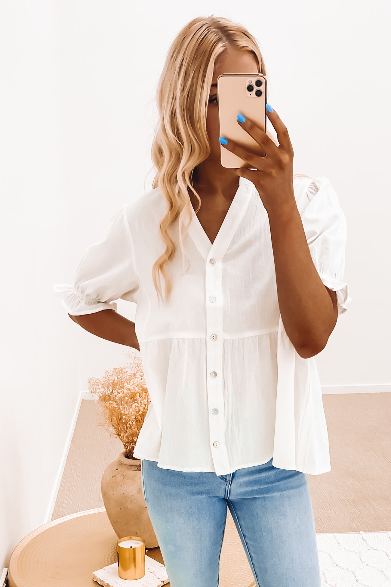 Chantel Top White
