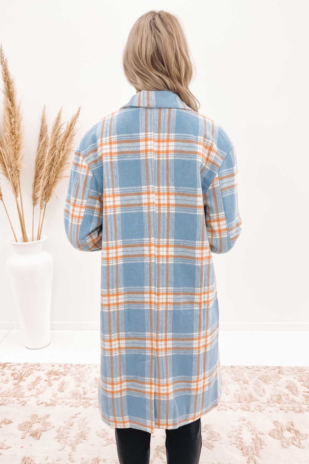 Chantelle Coat Blue Check