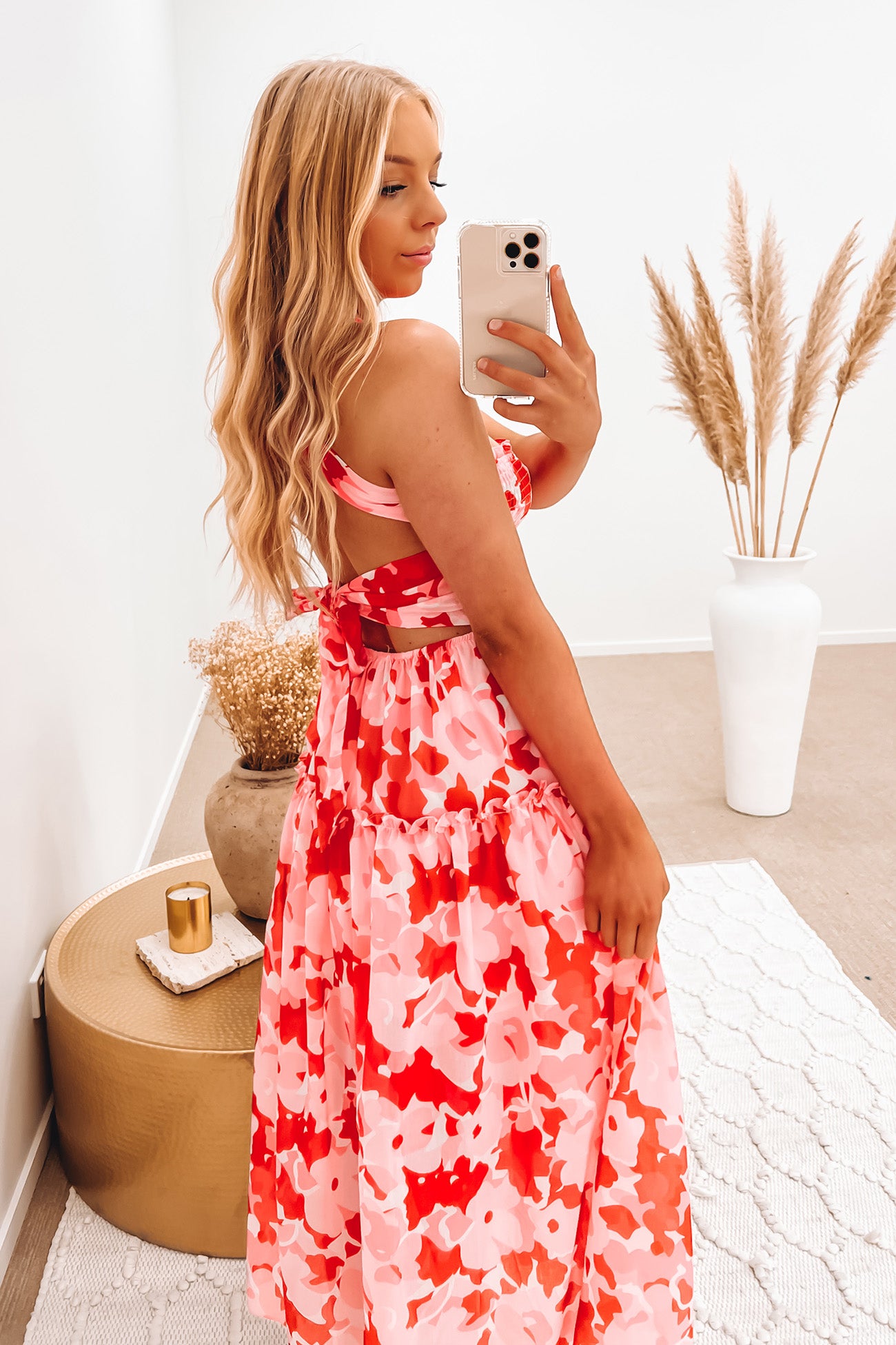 Charlotte Midi Dress Pink