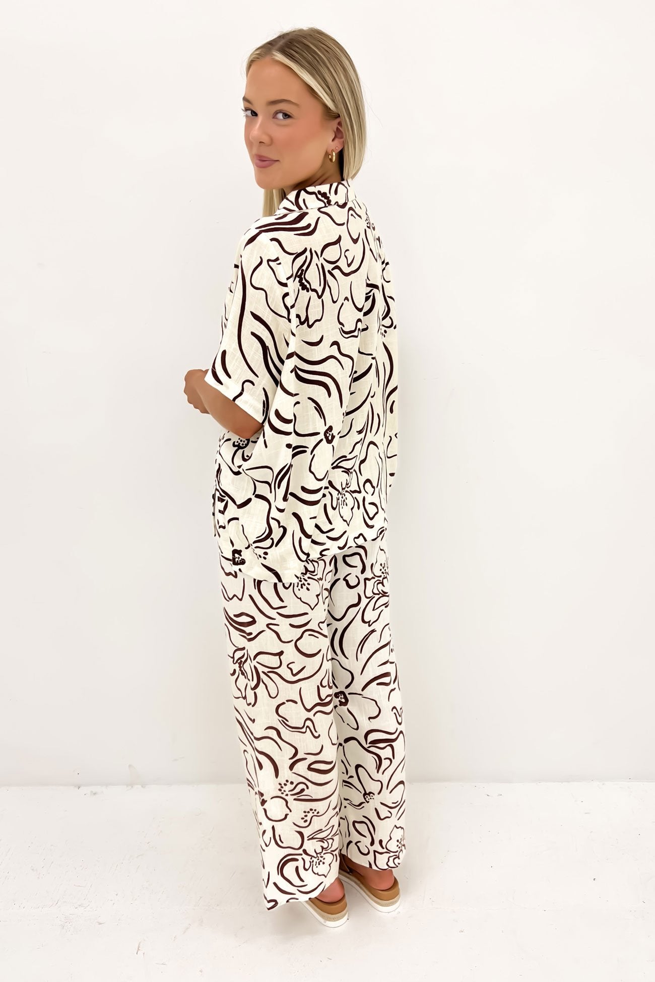 Chloe Set Cream Brown