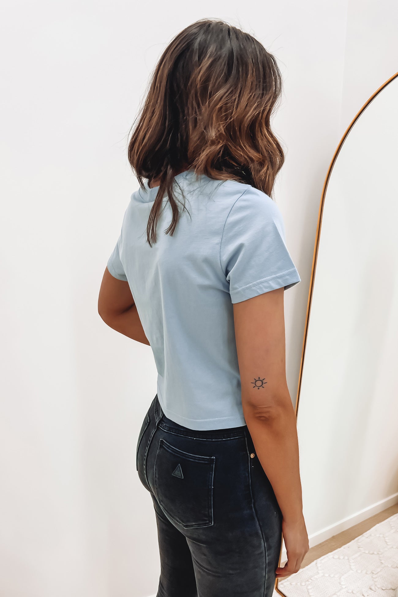 Cities Slim Tee Powder Blue