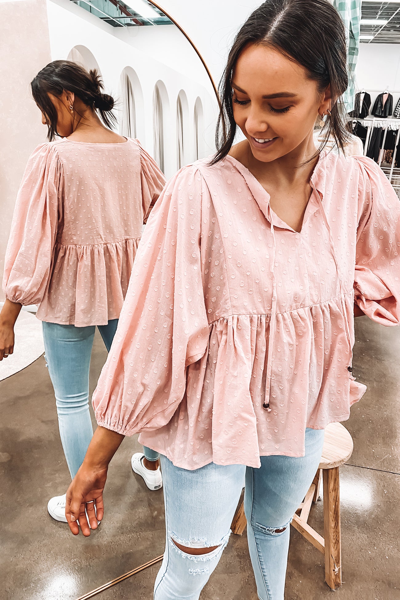 Clayton Top Pink