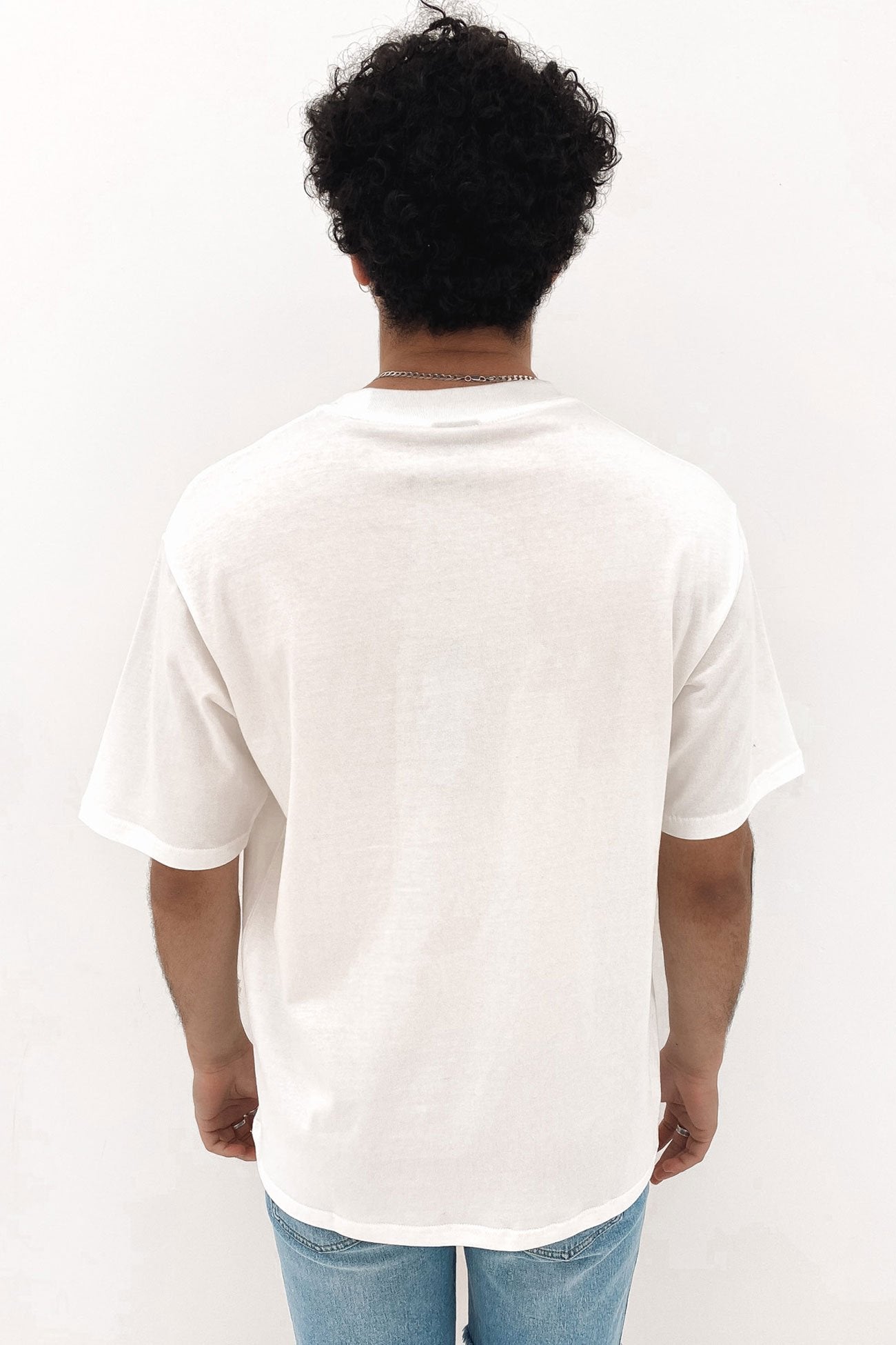Column Baggy Tee Vintage White
