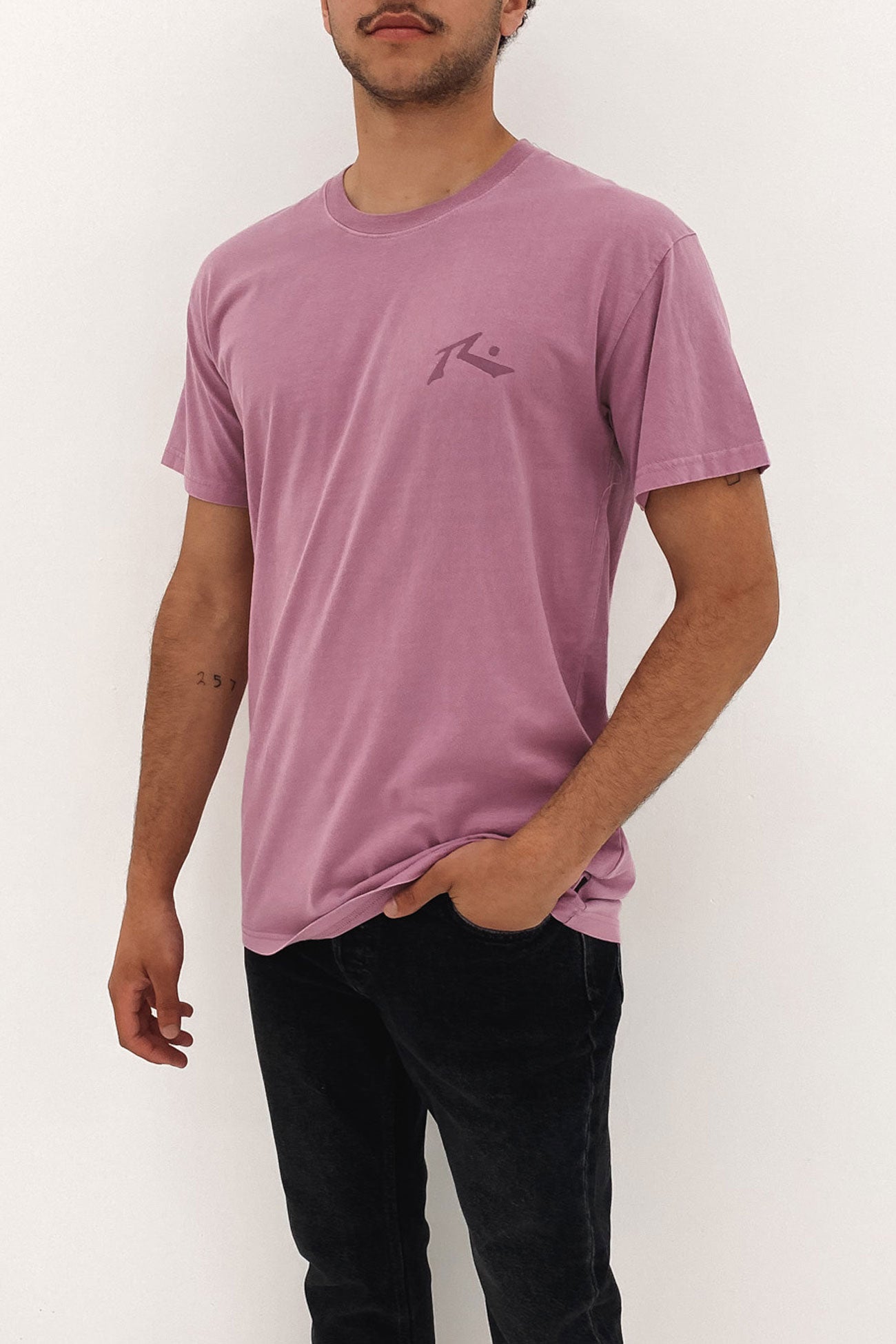 Comp Wash Short Sleeve Tee Elderberry