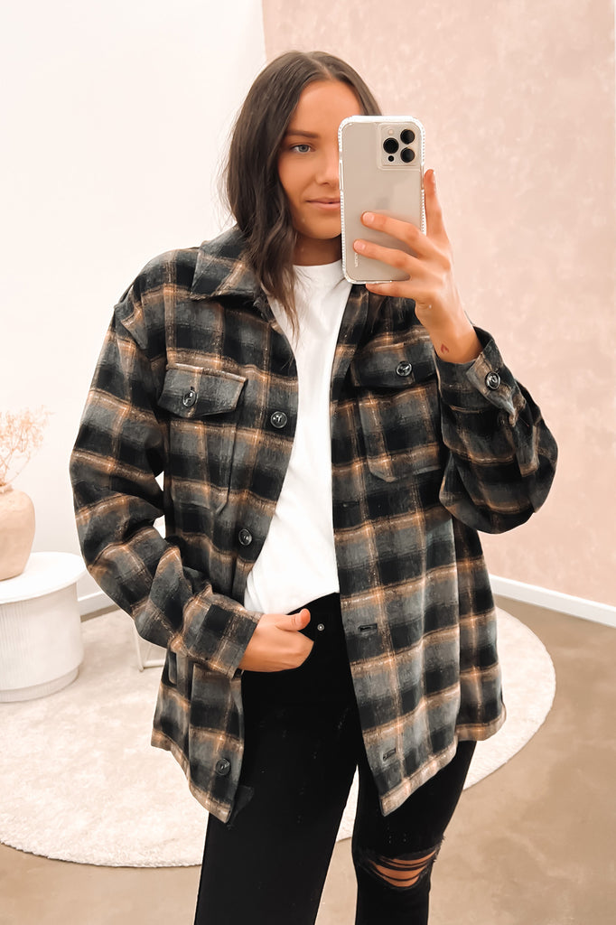 Cora Check Jacket Check Jean Jail