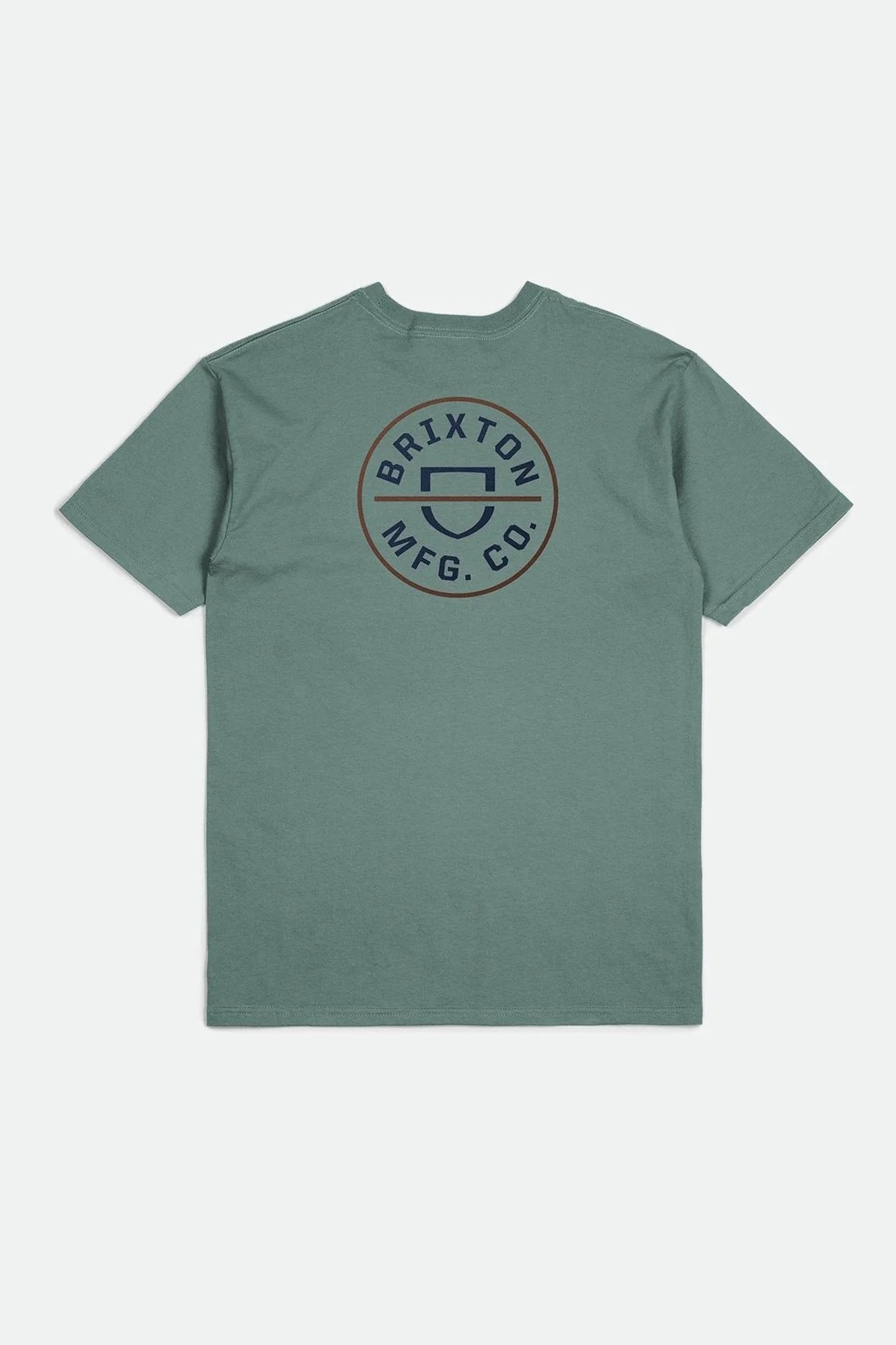 Crest II Short Sleeve Standard Tee Chinois Green Washed Navy Sepi