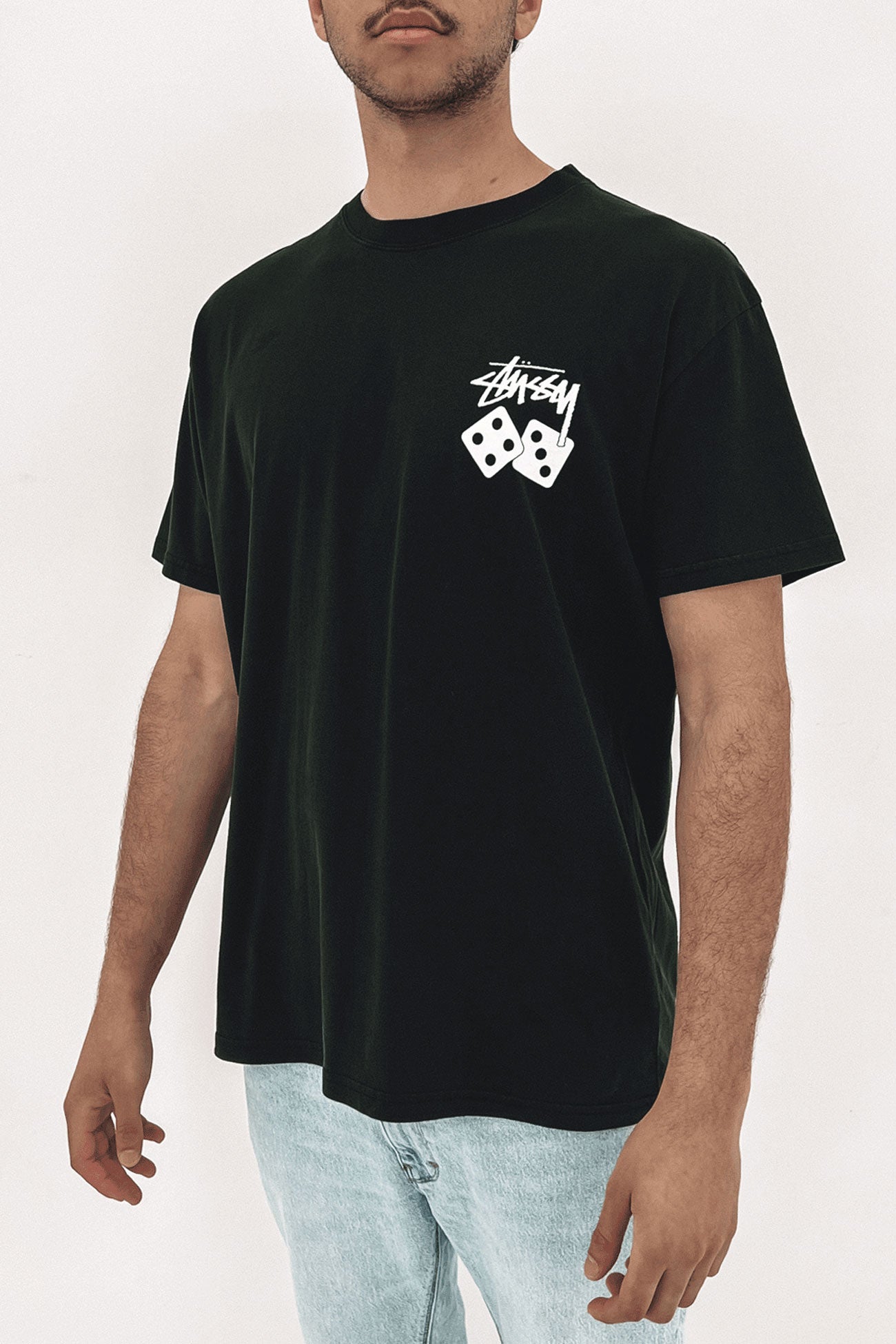 Dice 50/50 Short Sleeve Tee Pigment Black