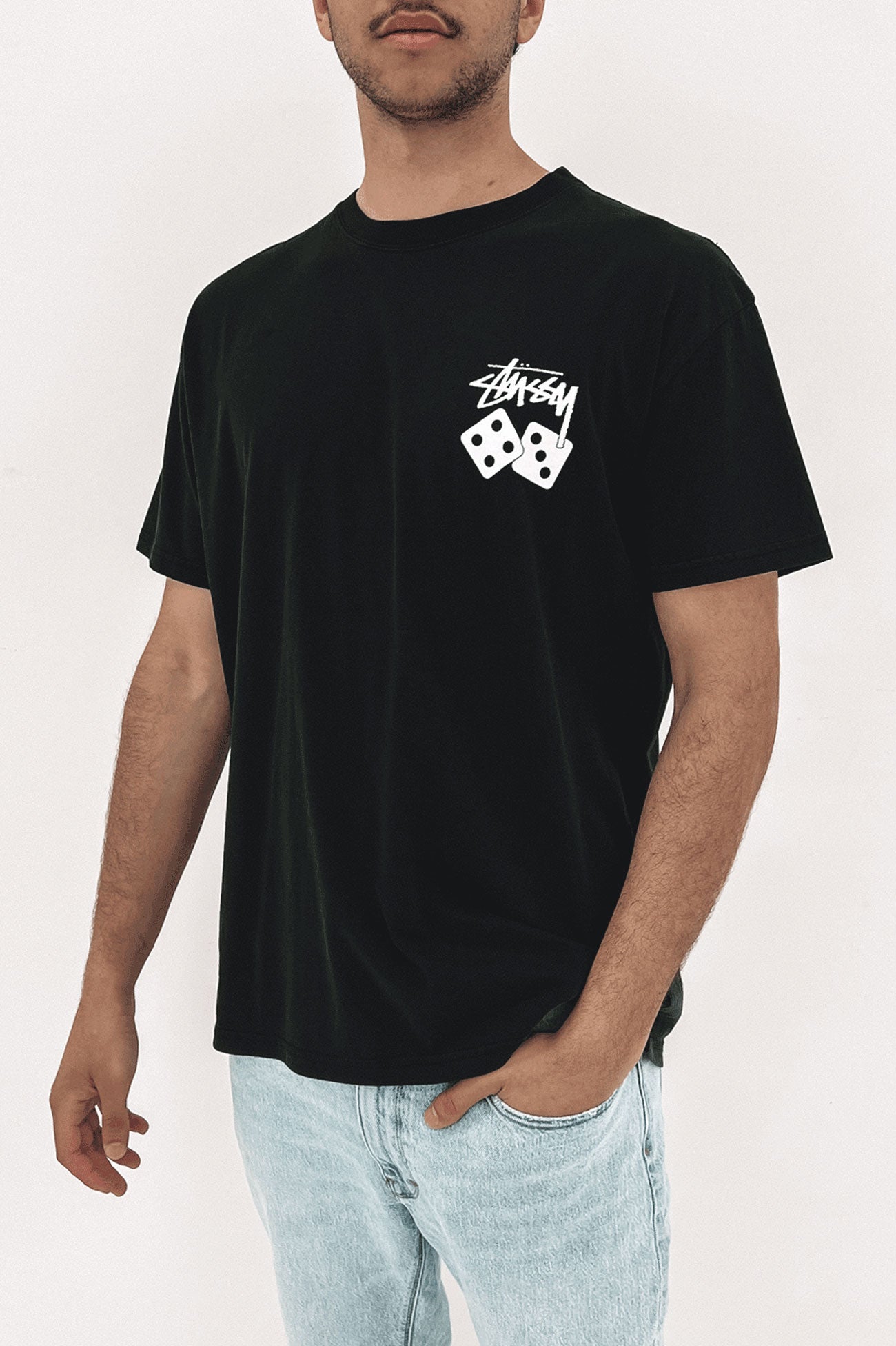 Dice 50/50 Short Sleeve Tee Pigment Black