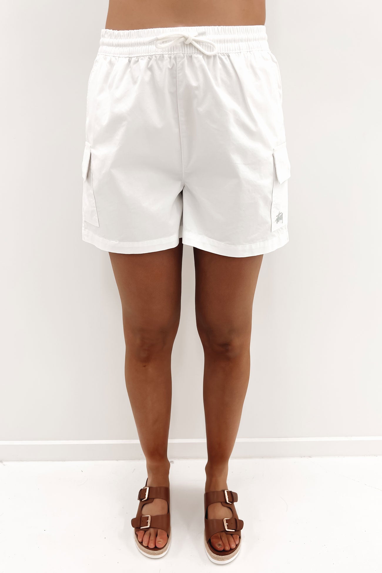 Drew Cargo Beach Short White