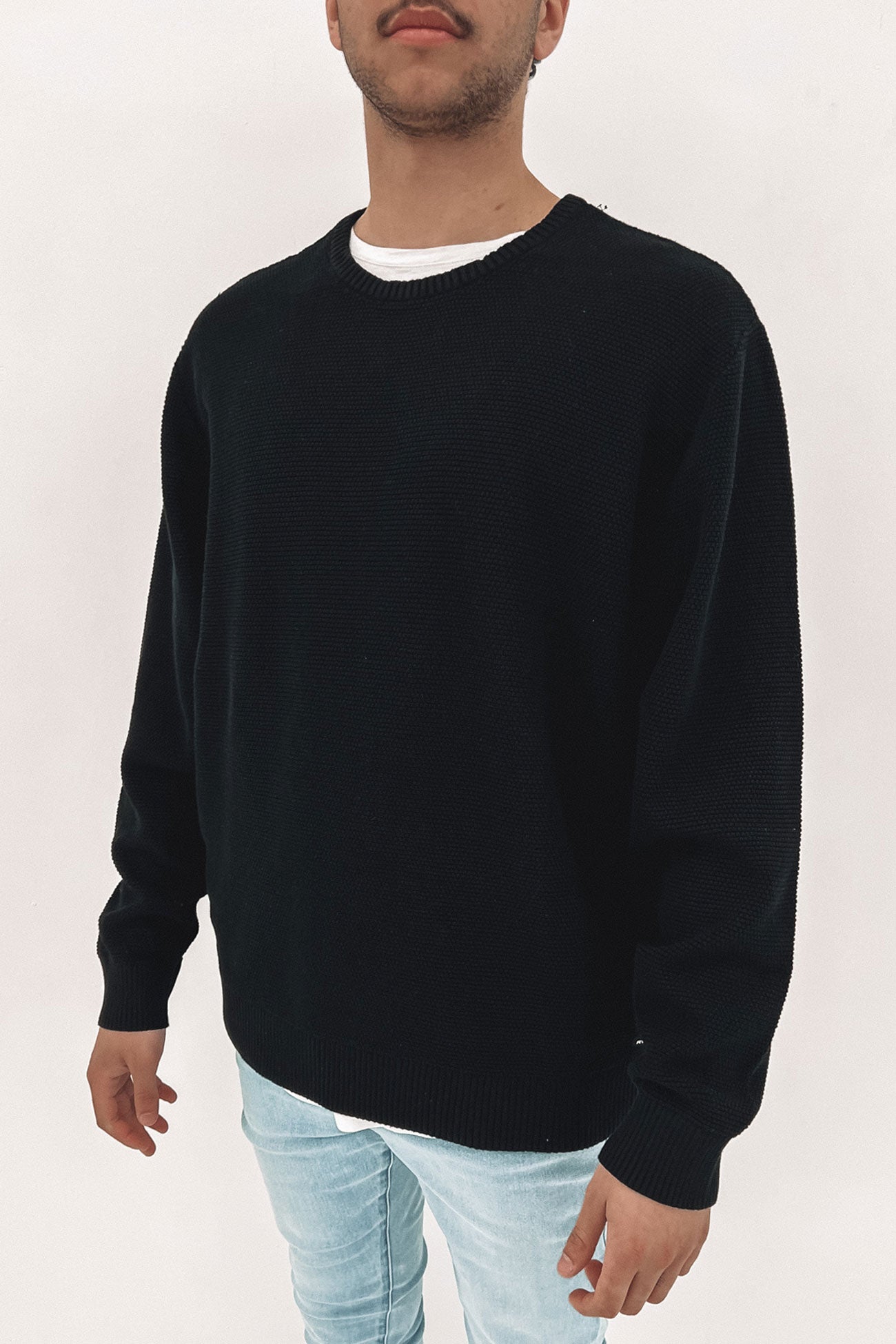 Duke Crew Knit Black