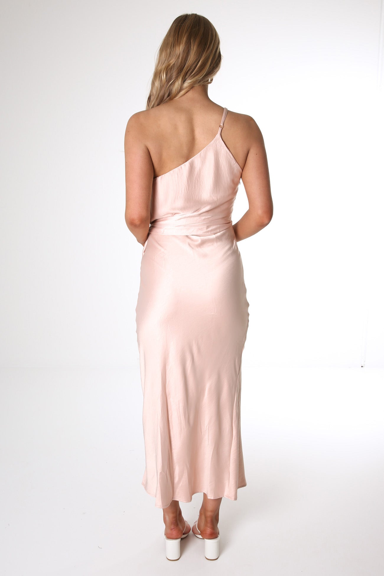 Easton Midi Dress Blush