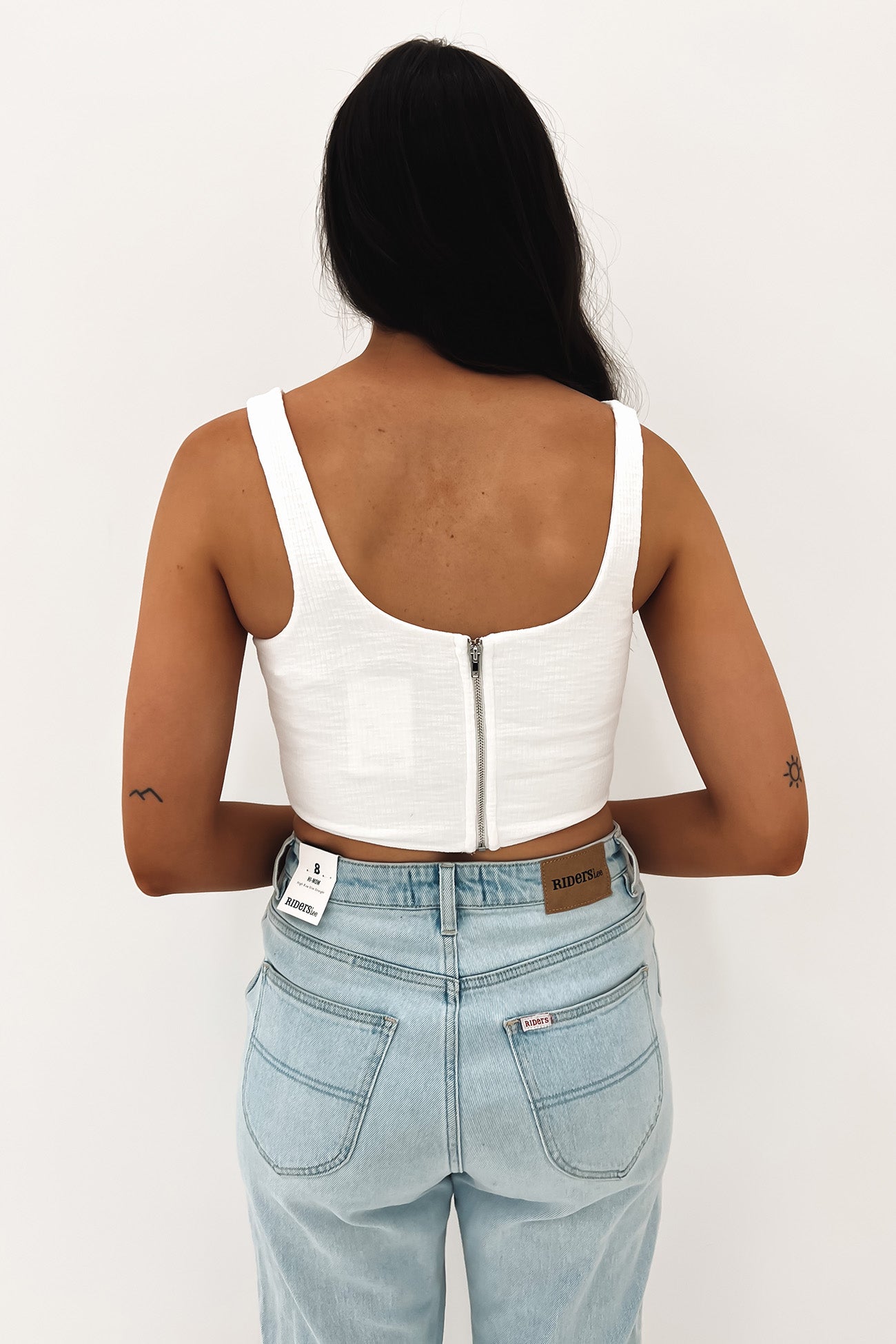 Eden Corset Top White