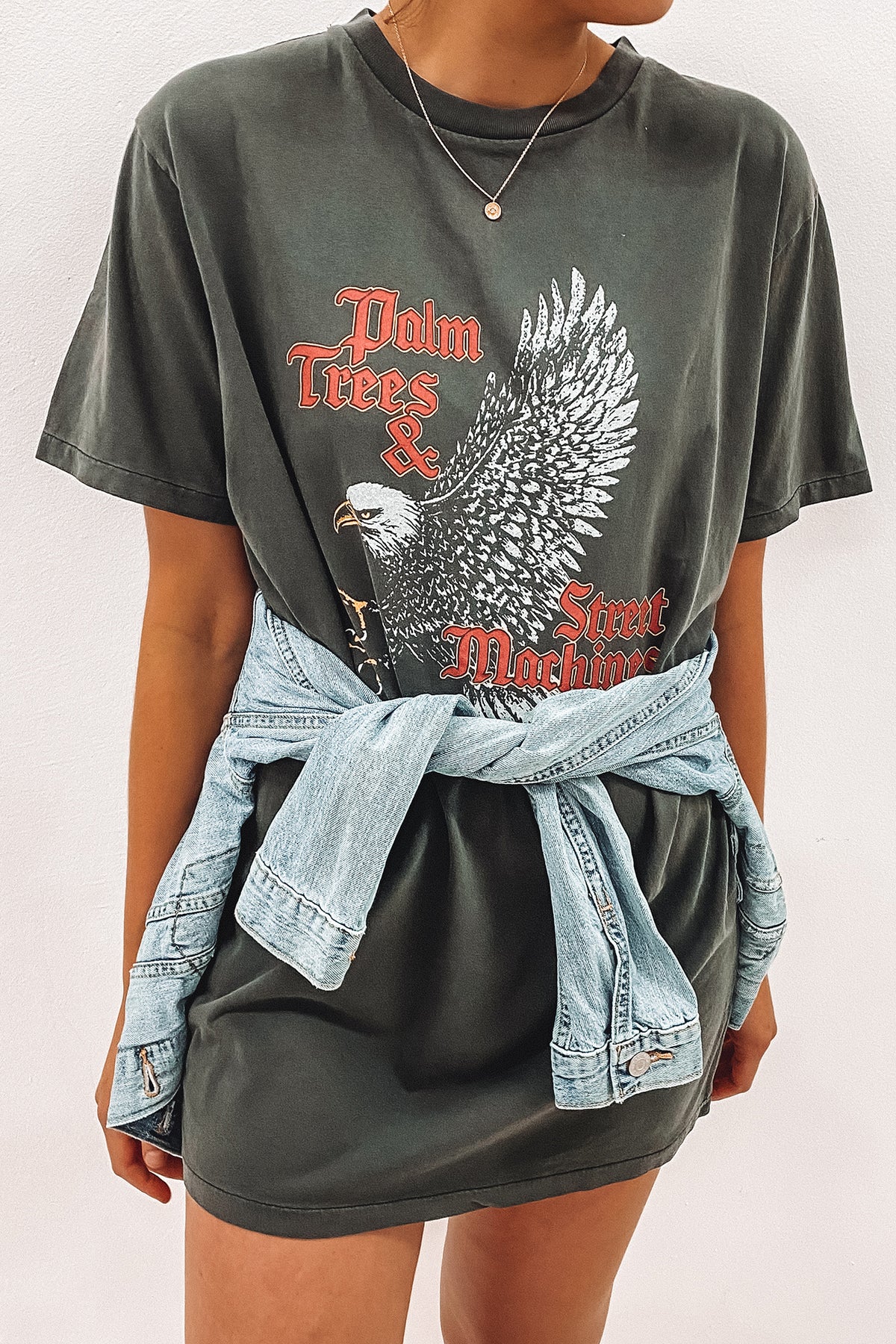 Eighty Seven Merch Tee Dress Merch Black