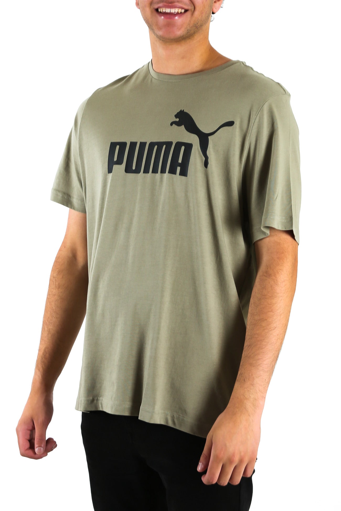 Essentials Logo Tee Vetiver