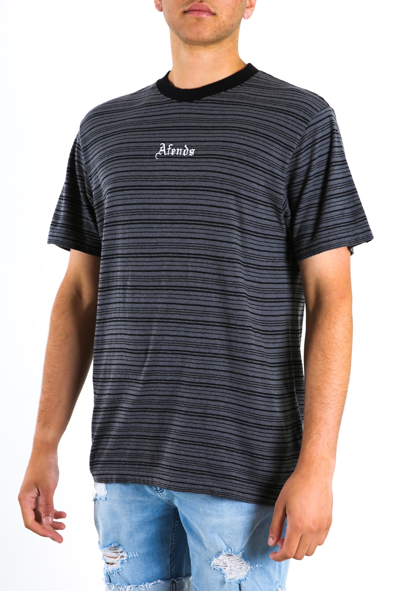 Exit Hemp Retro Fit Tee Gunmetal