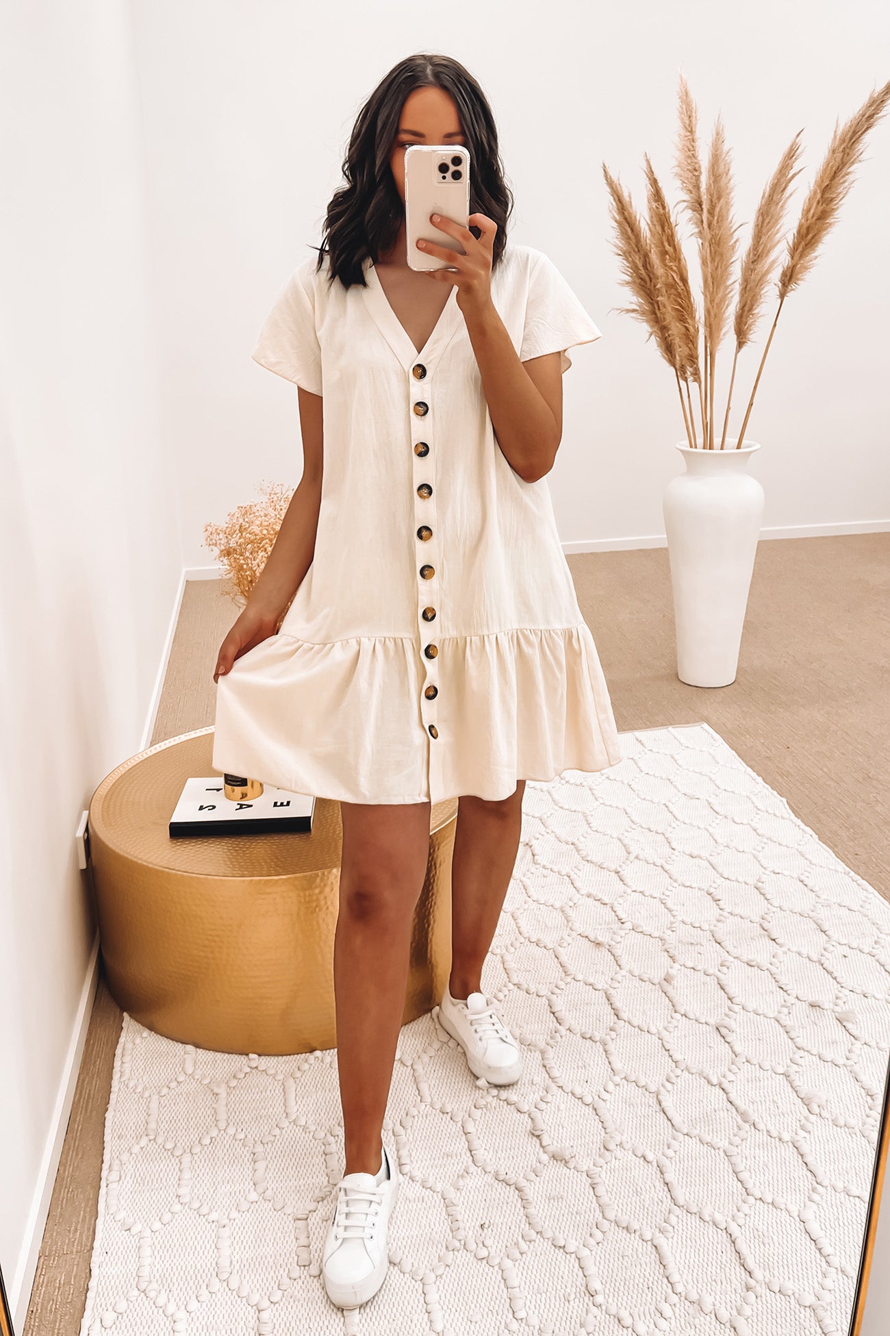 Francine Mini Dress Cream