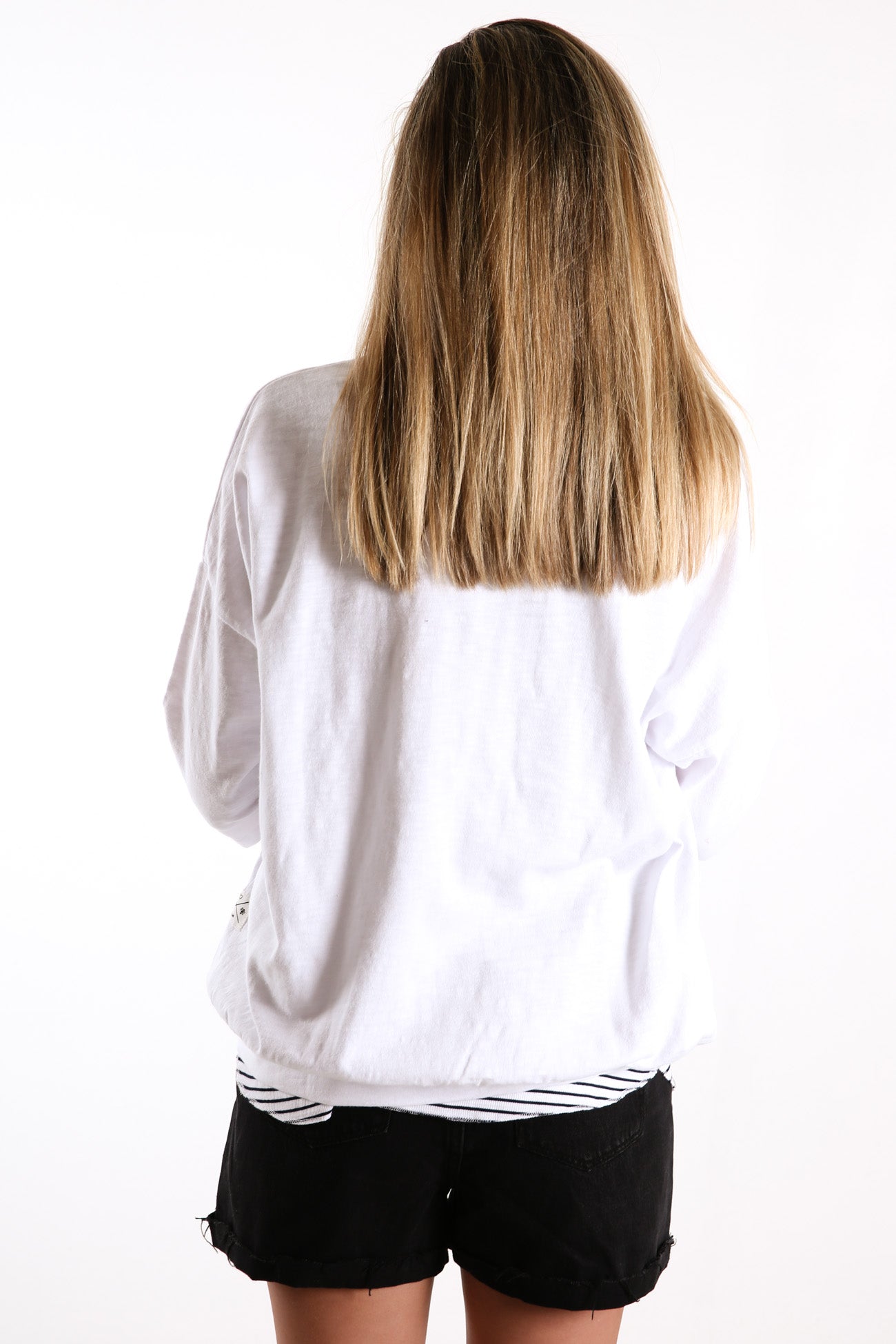 Fundamental Mazie Sweat White