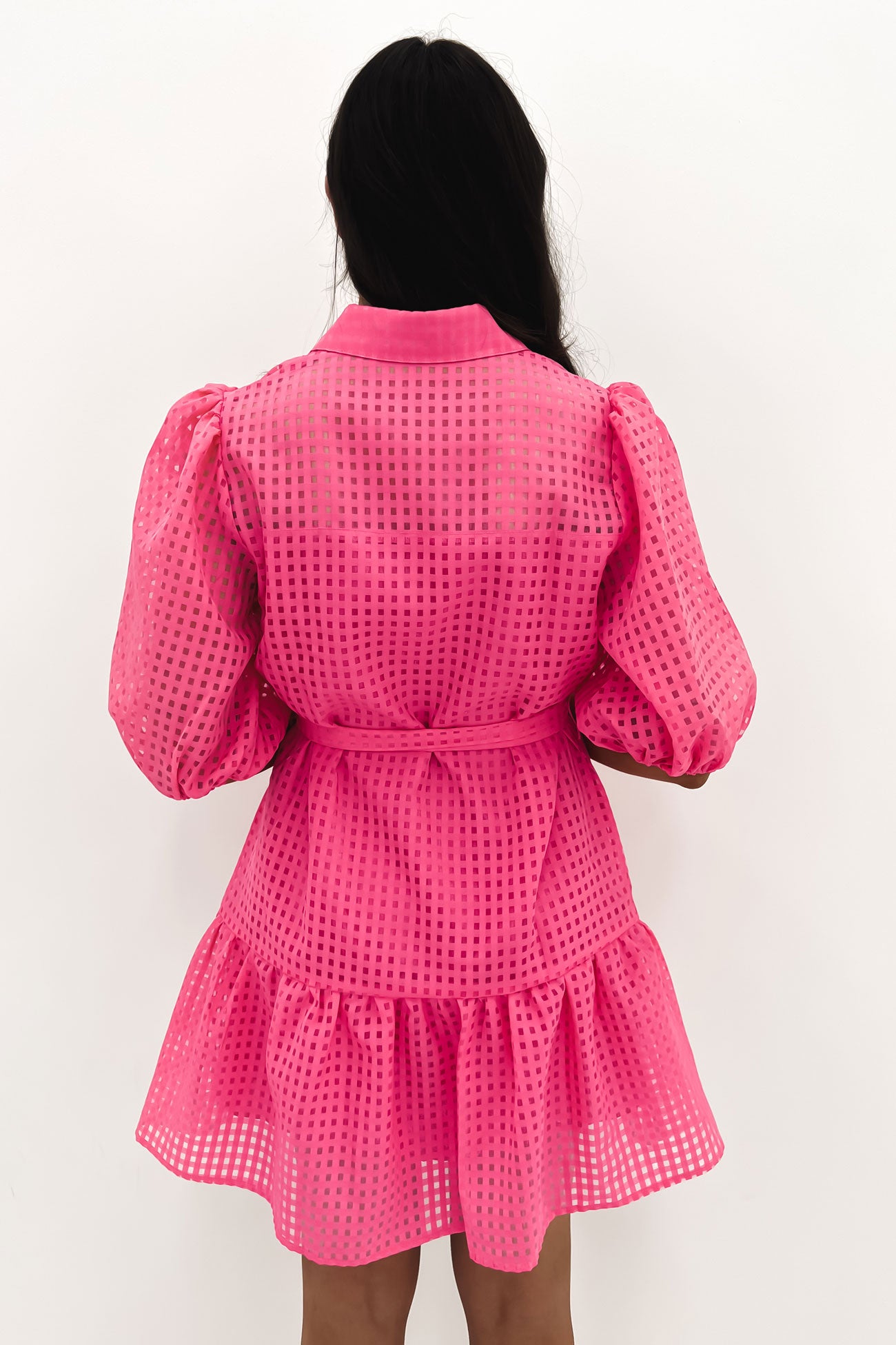 Georgi Mini Dress Hot Pink