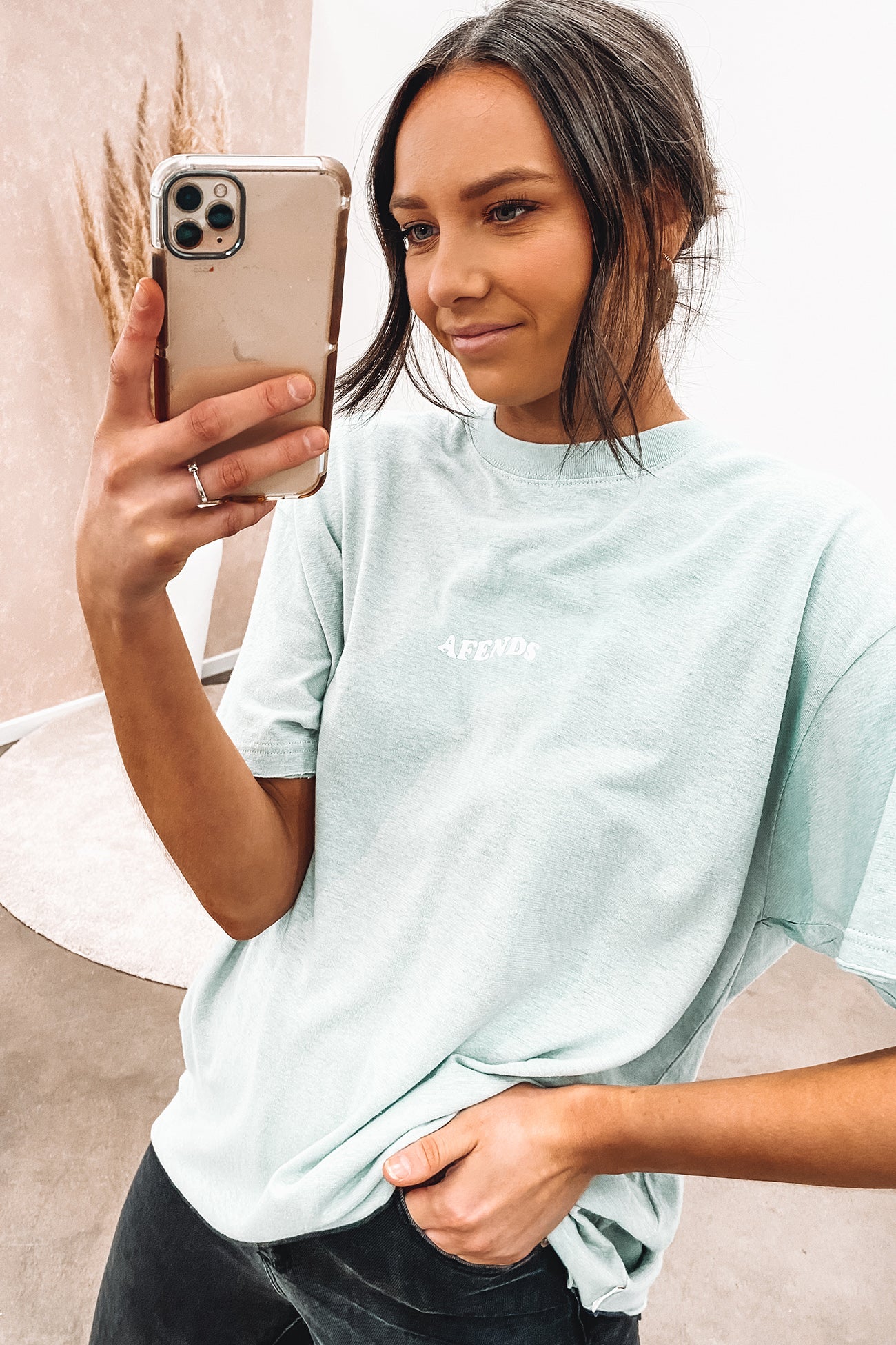 Grow Some Hemp Oversized T-Shirt Smoke Green