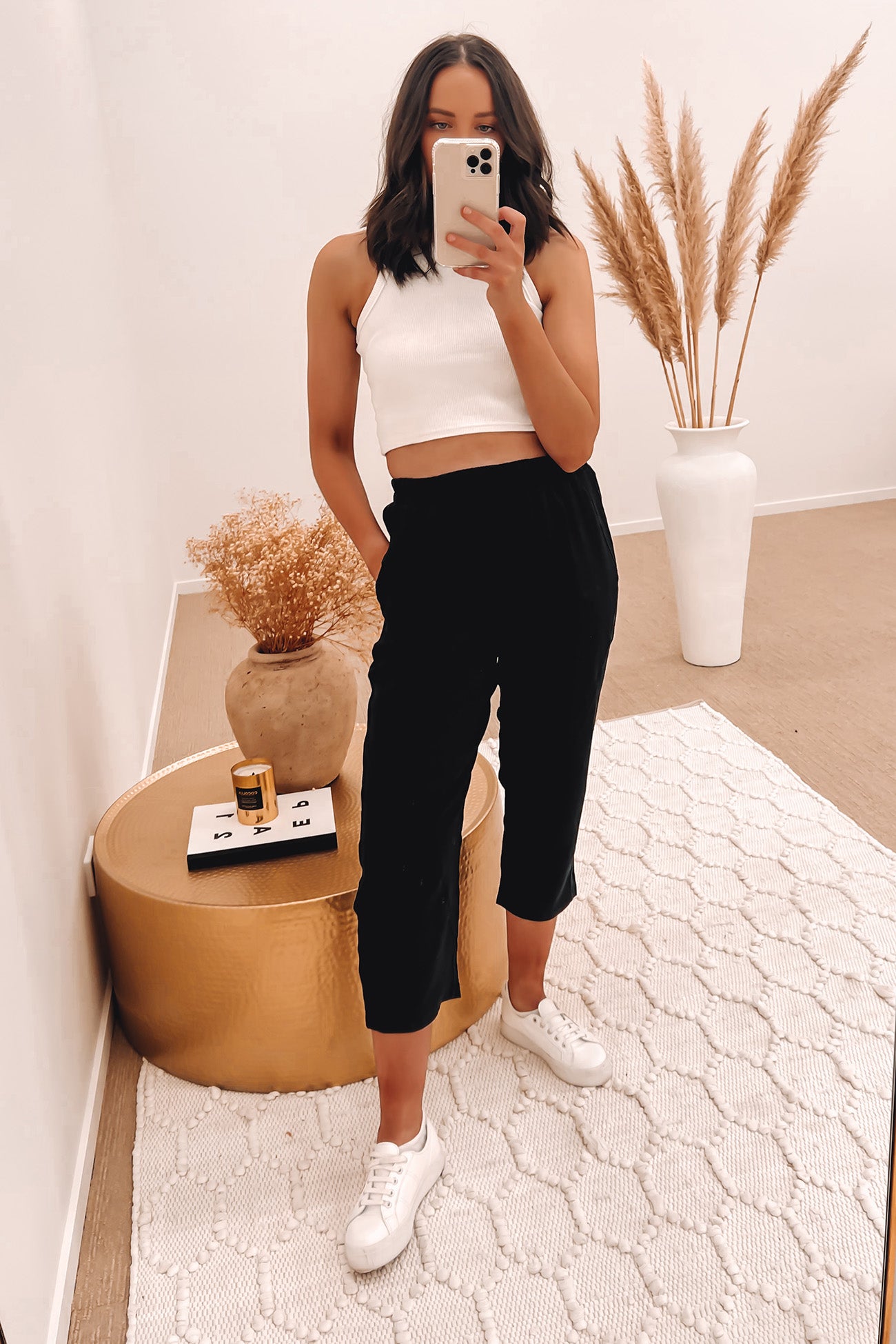 Hadley Linen Pant Black