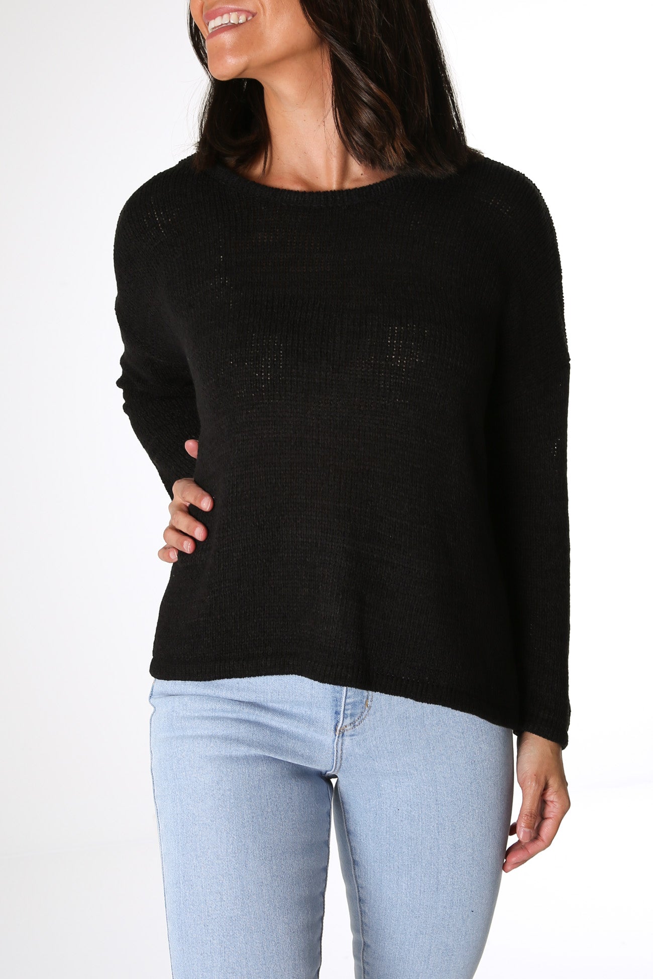 Hayden Knit Jumper Black