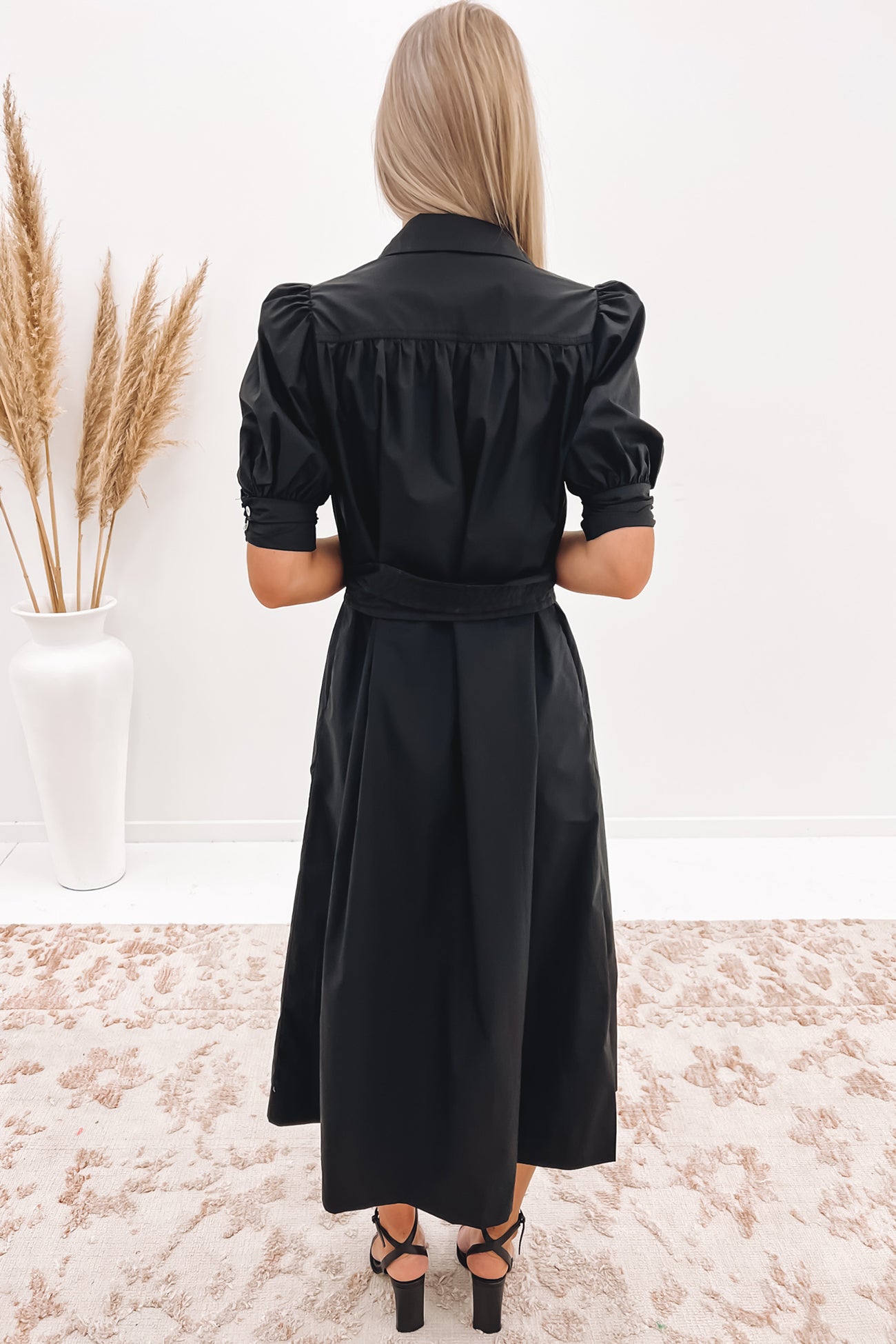 Haylee Midi Dress Black