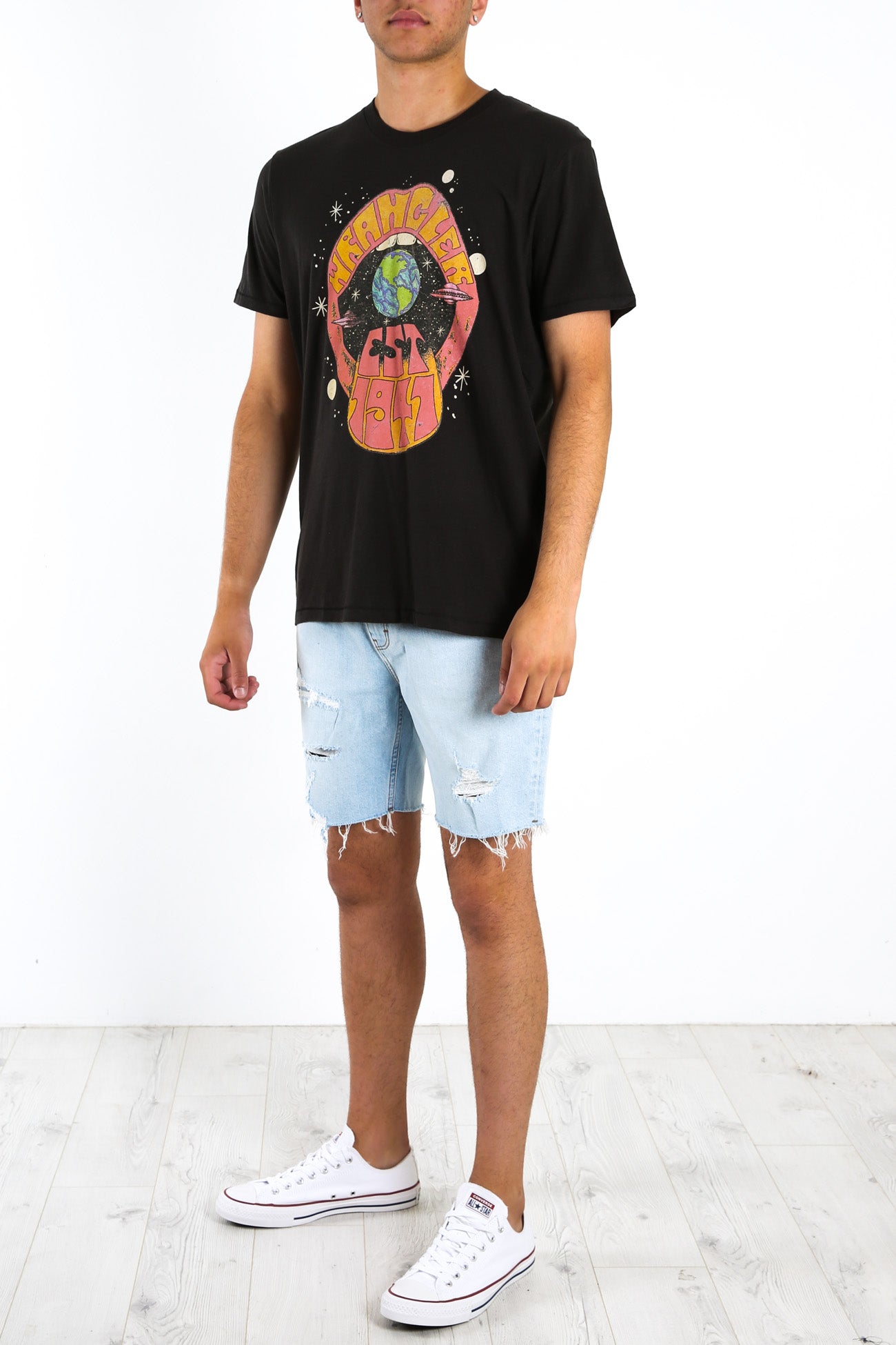 Hellhound Short Sleeve Tee Worn Black