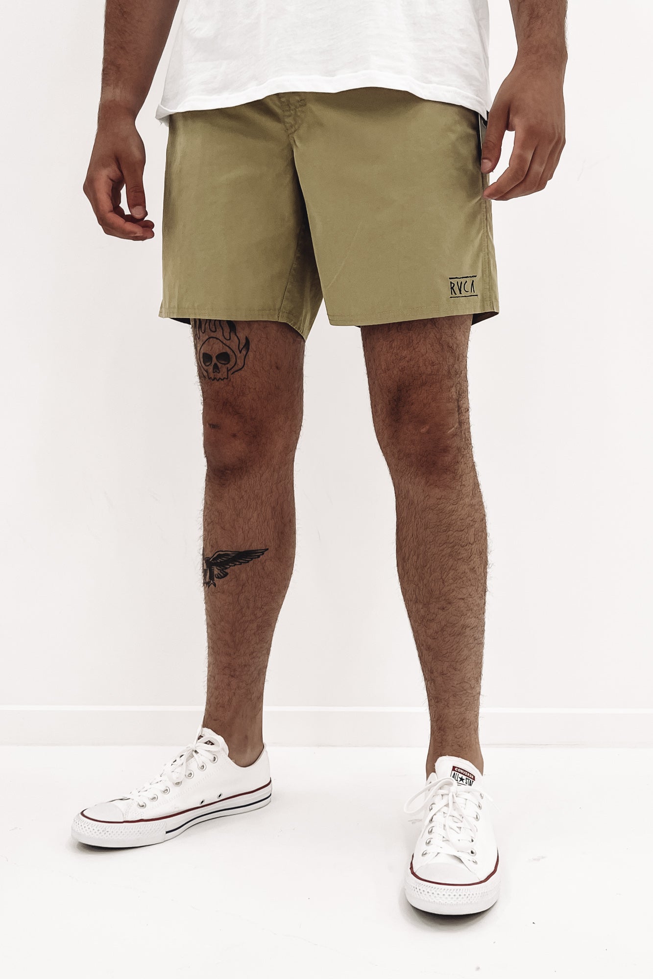 Opposites Elastic 2 Boardshort 17" Aloe