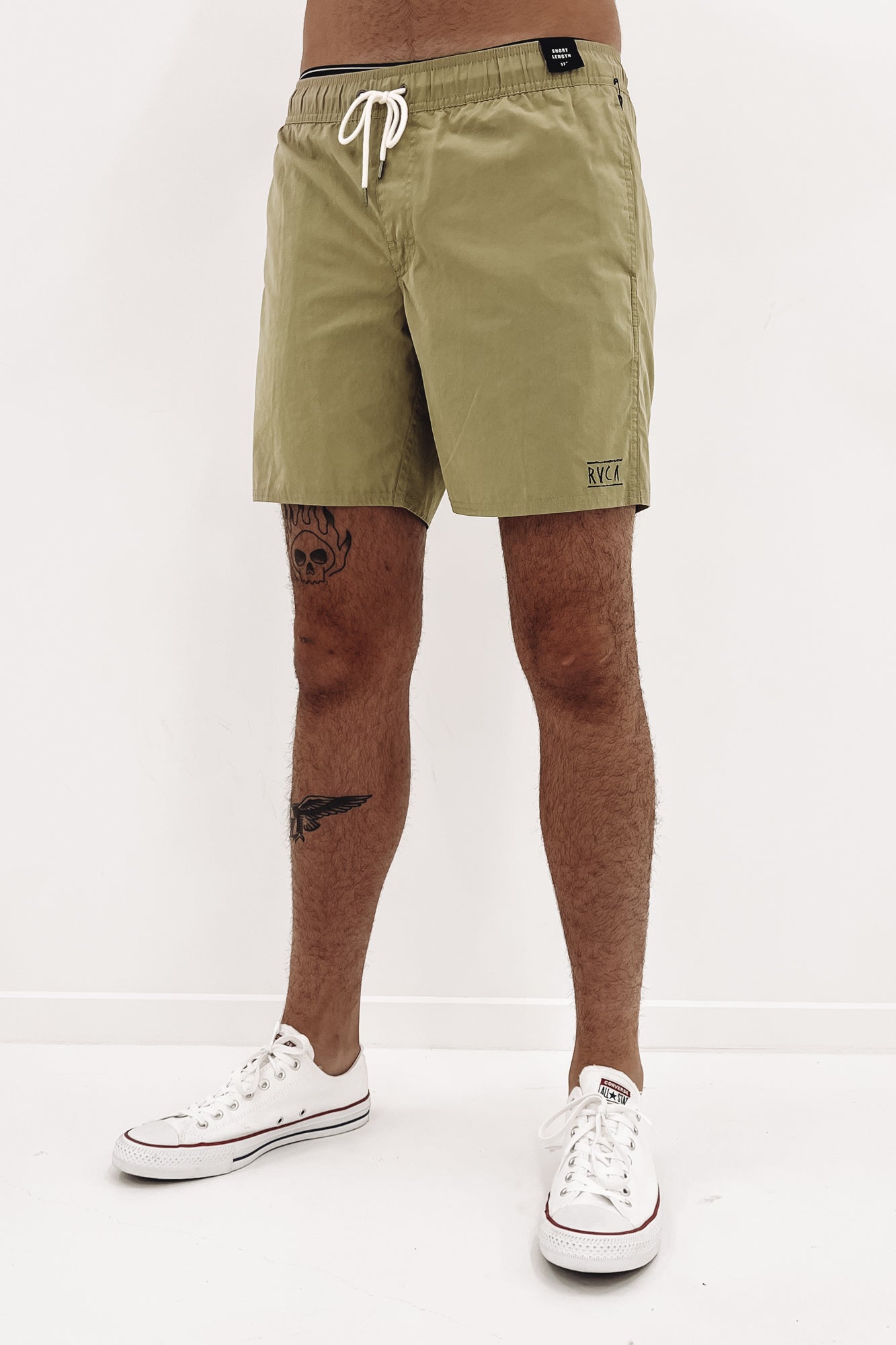 Opposites Elastic 2 Boardshort 17" Aloe