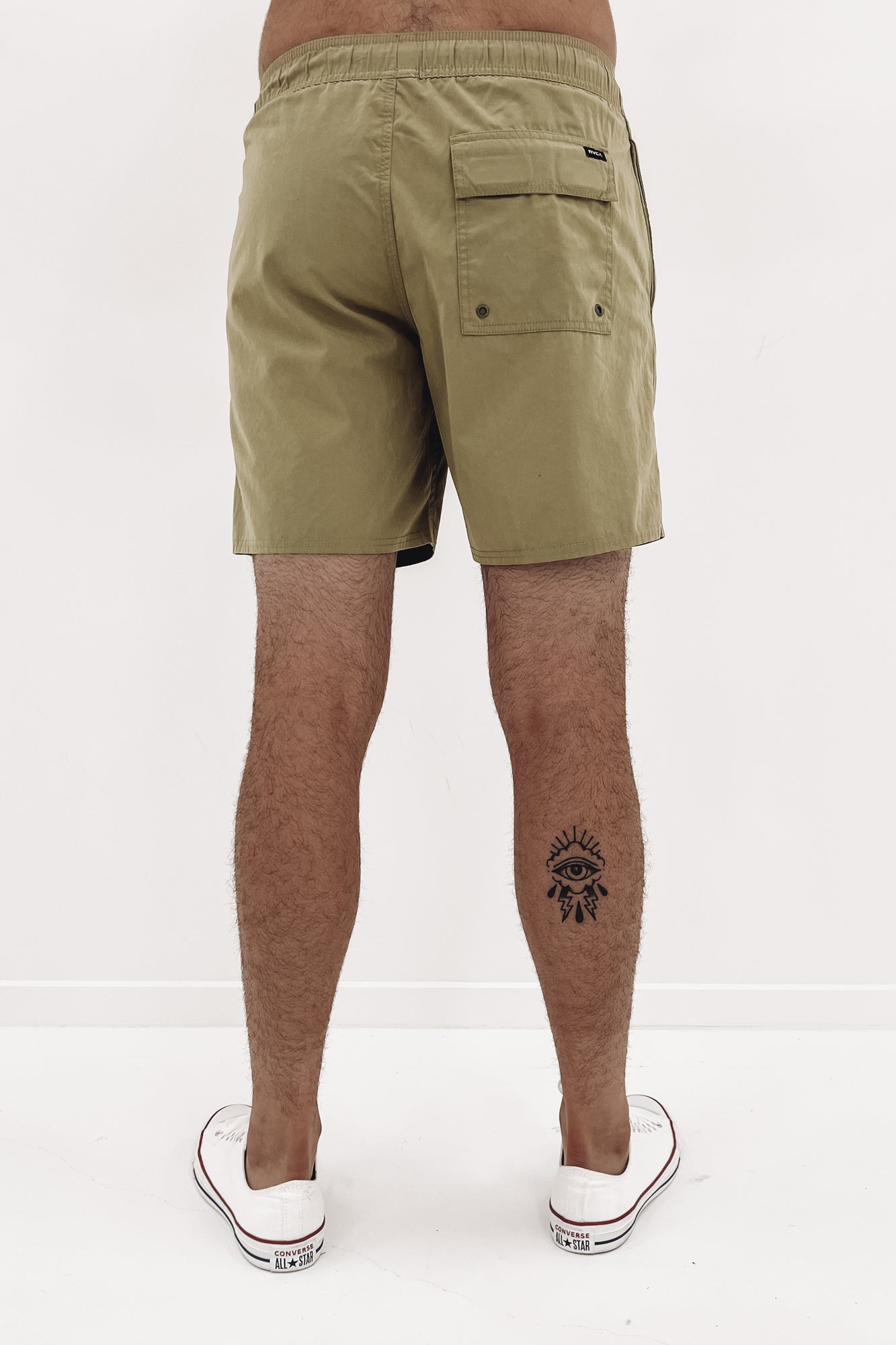 Opposites Elastic 2 Boardshort 17" Aloe