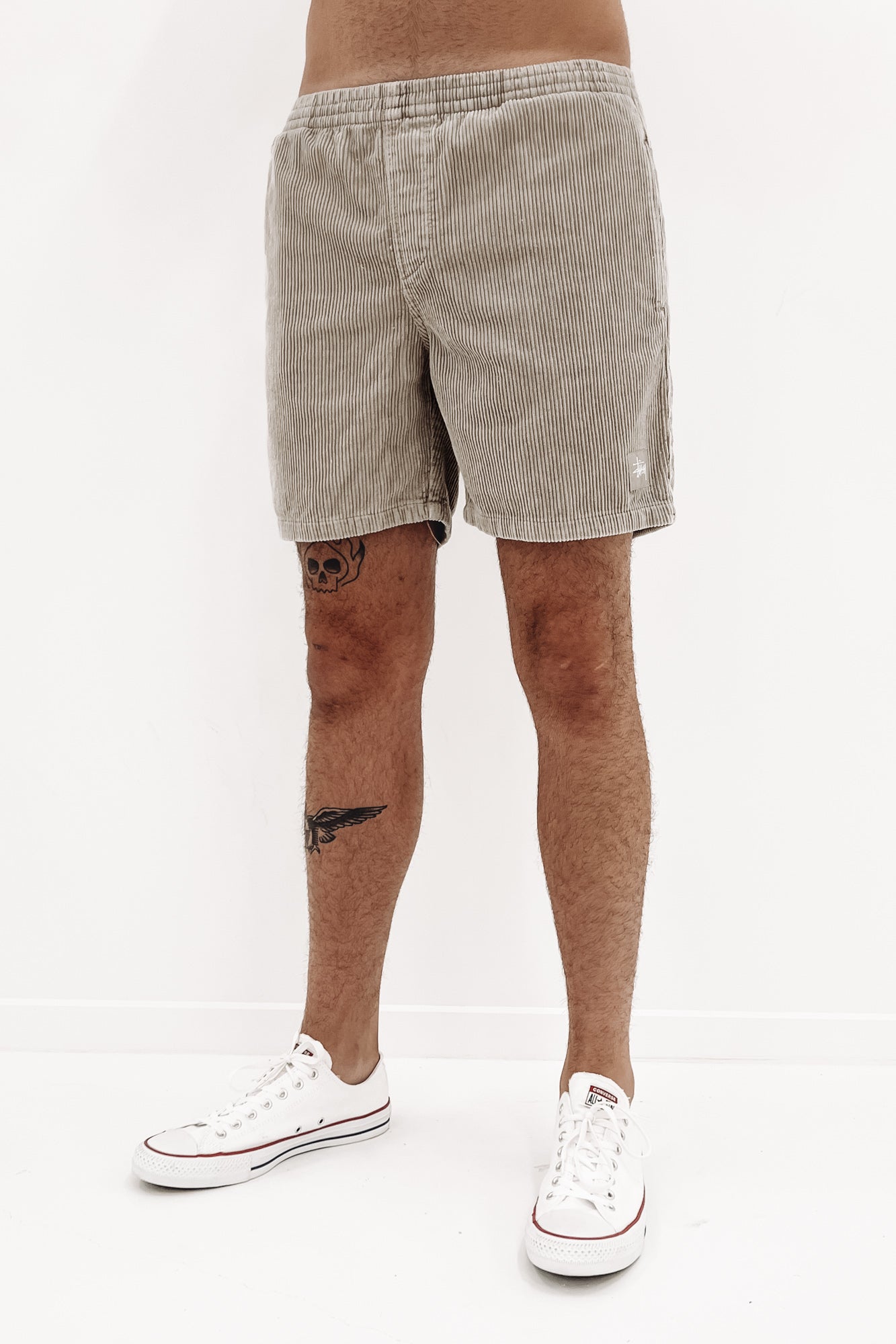 Wide Wale Cord Beach Short Oat