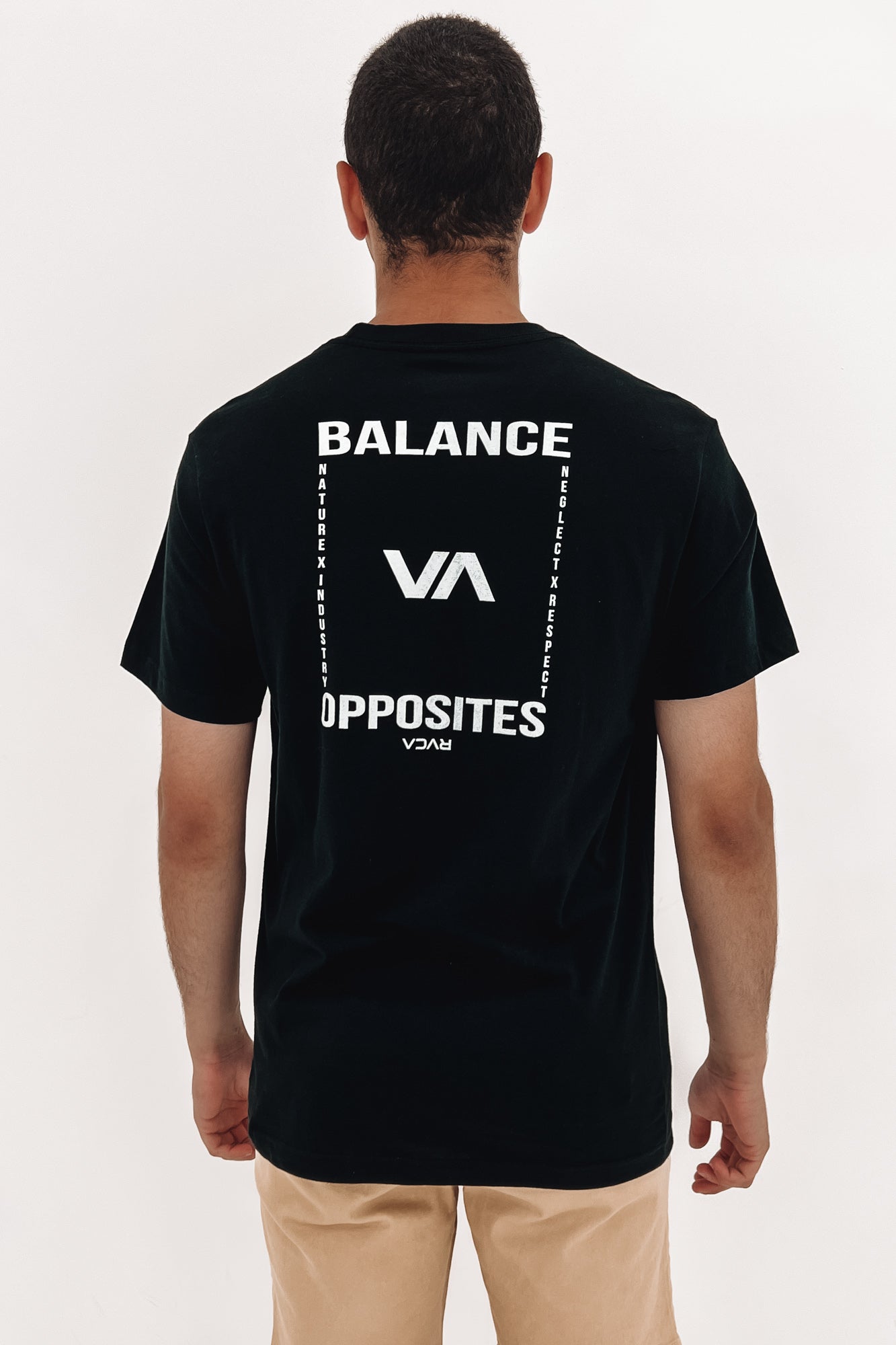 RVCA Trainer Short Sleeve Tee Black