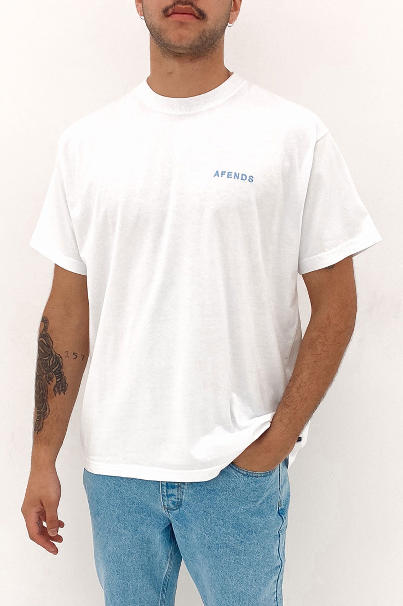 Icebergs Recycled Regular Fit Tee White