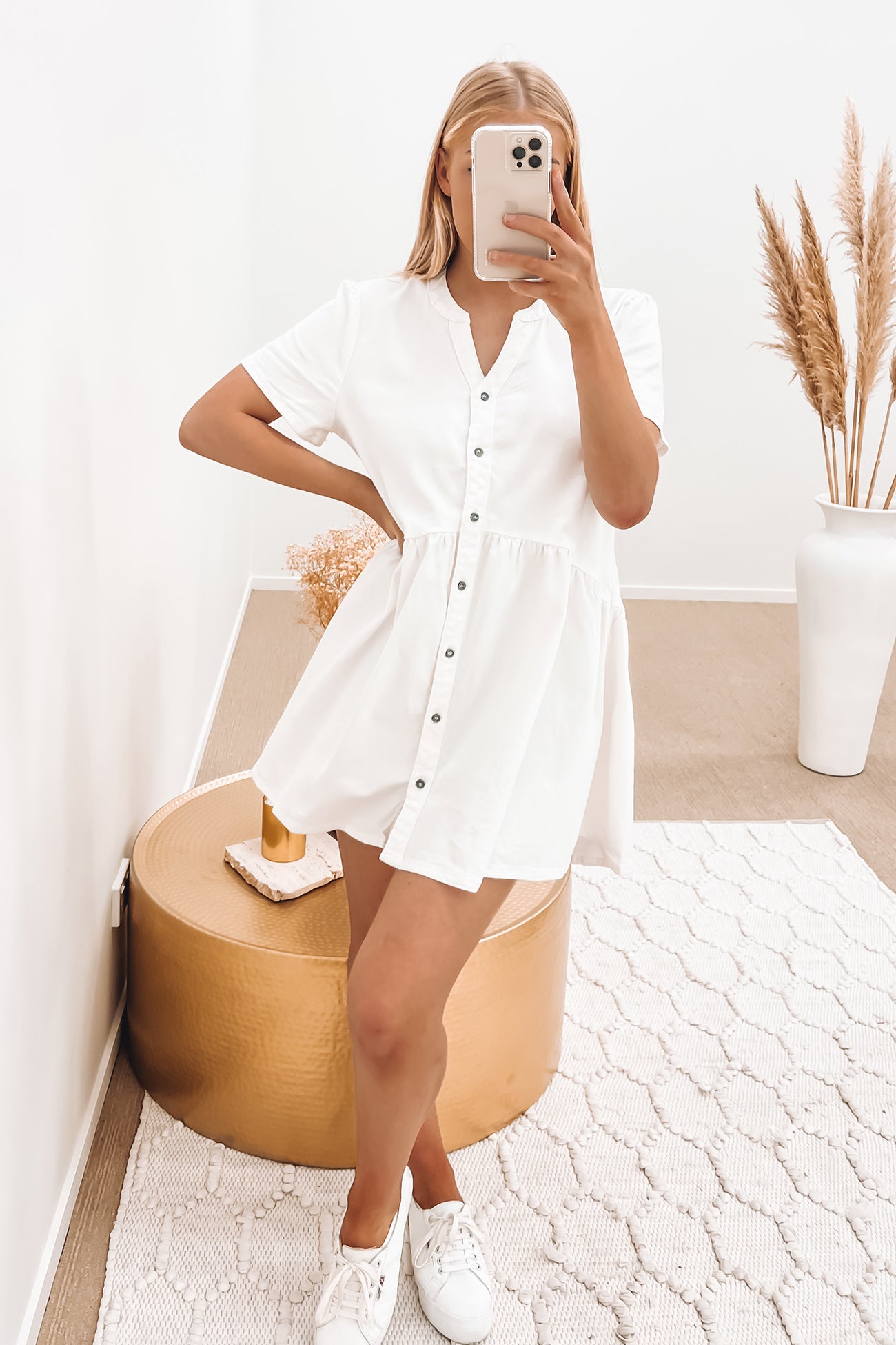 Imogen Mini Dress White