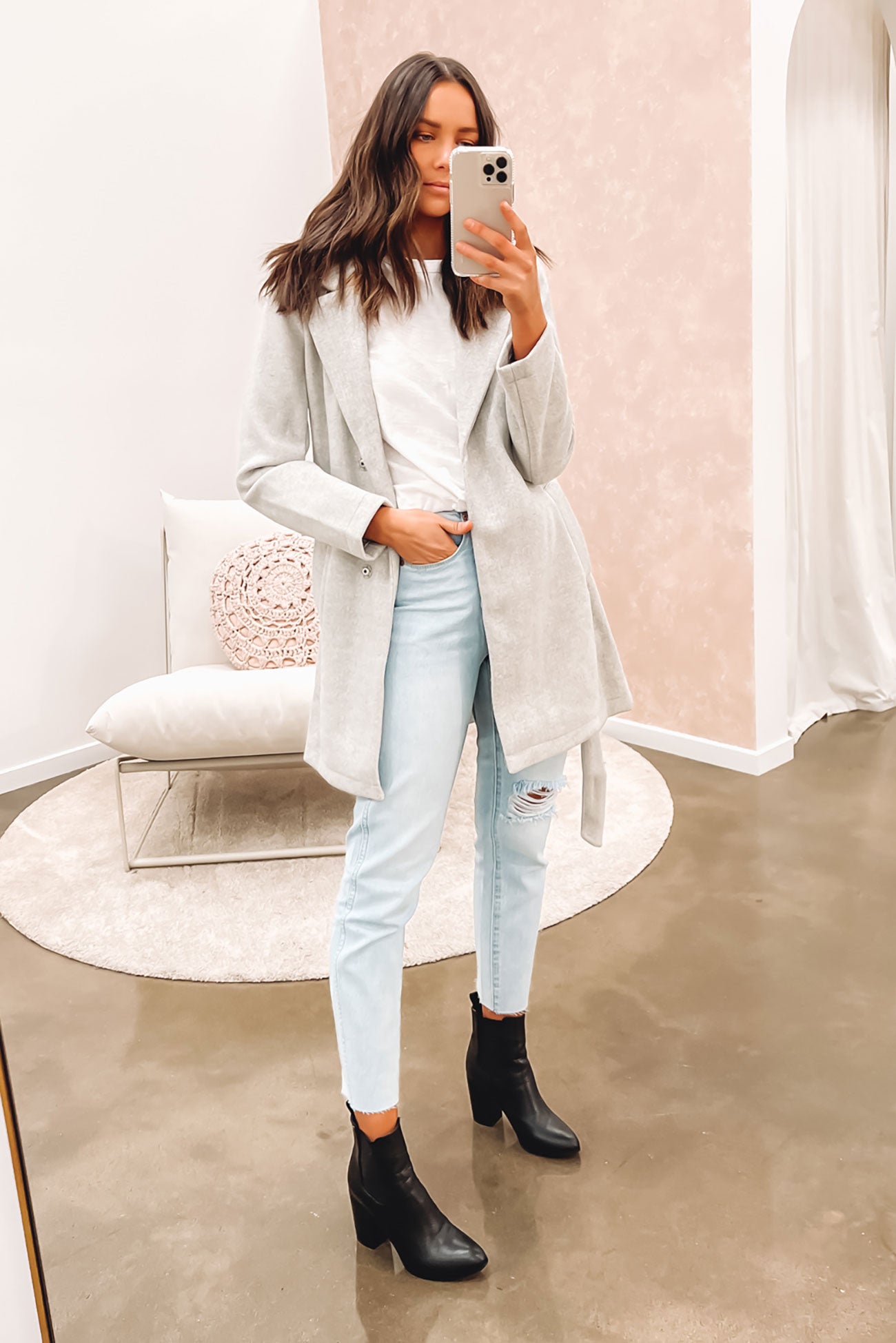 Jacinta Coat Grey