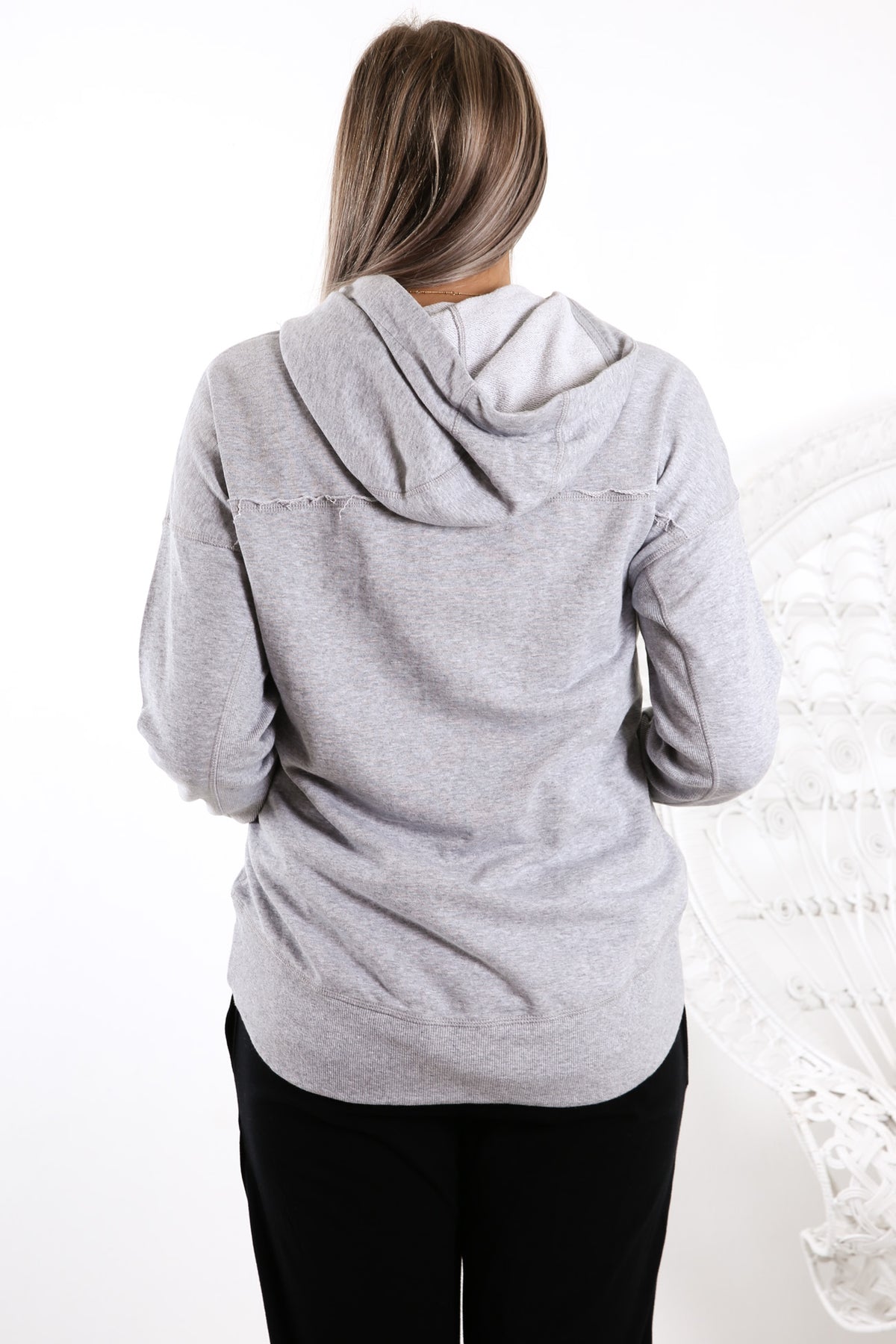 Jasmine Hoodie Grey Marle