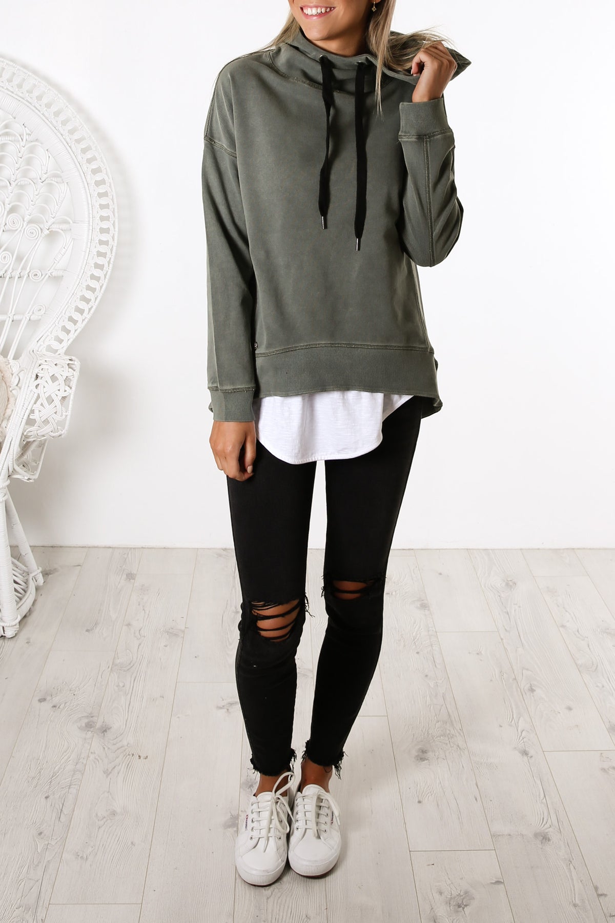 Jasmine Hoodie Khaki