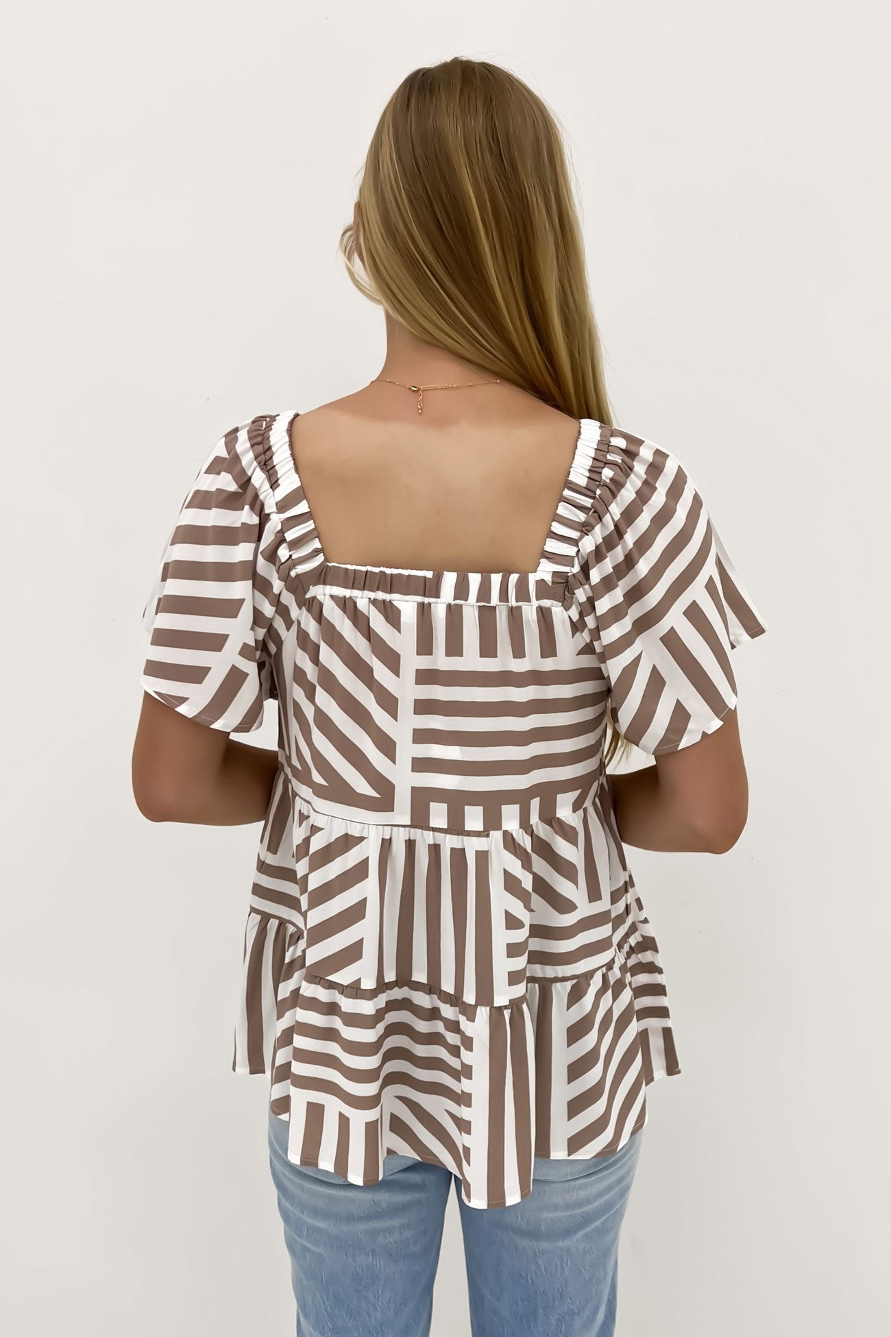 Joan Top Ziggy Taupe