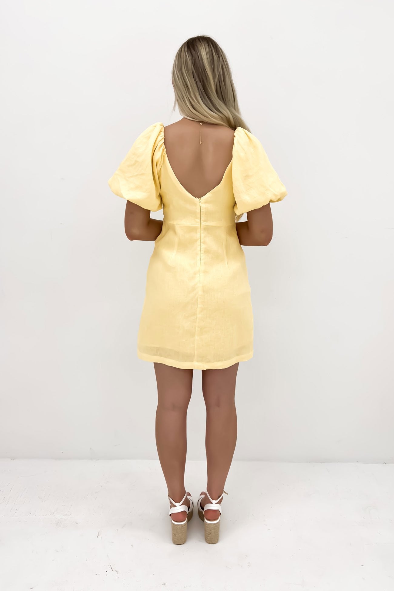 Jordana Mini Dress Yellow