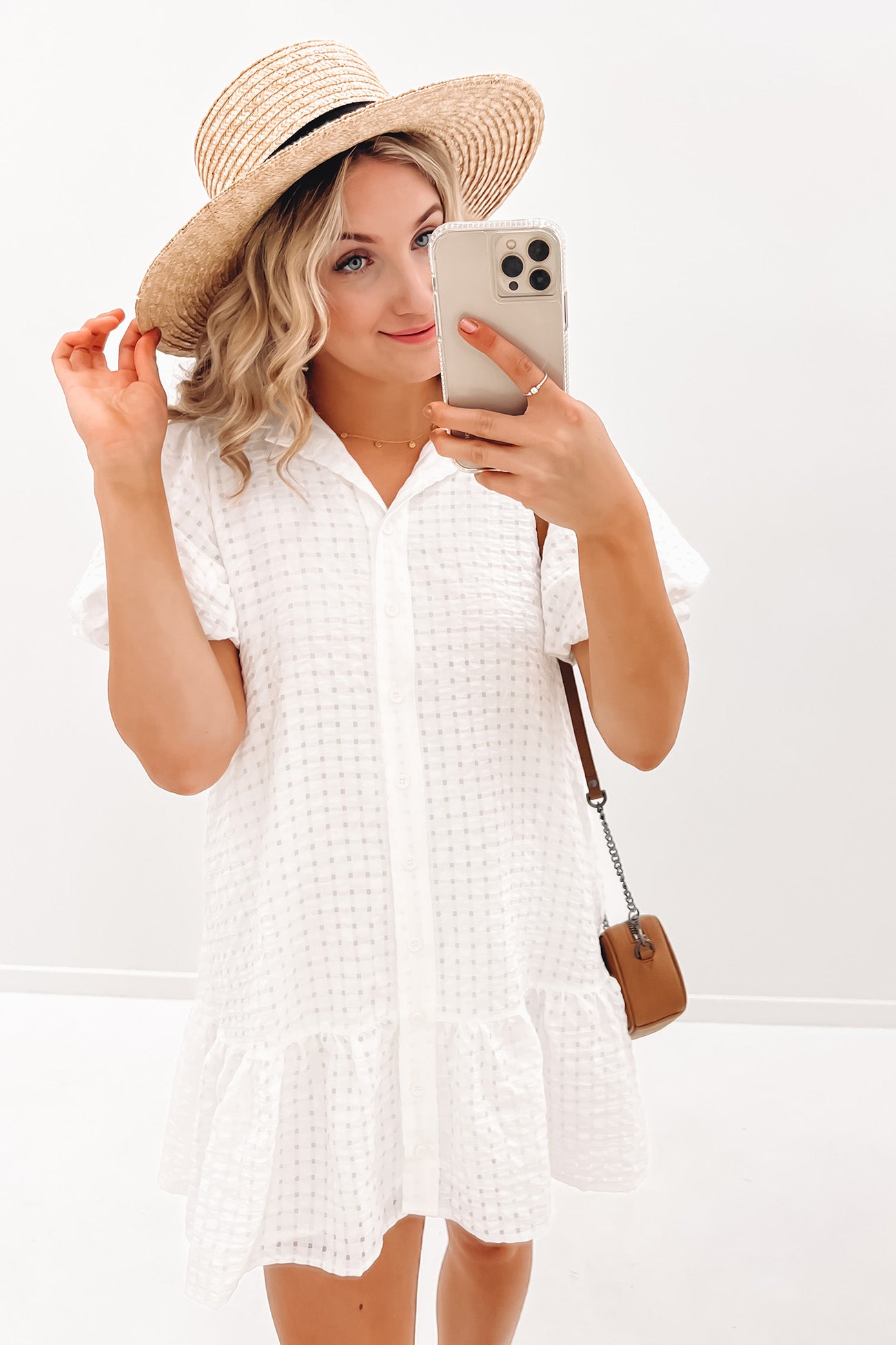 Jude Mini Dress White