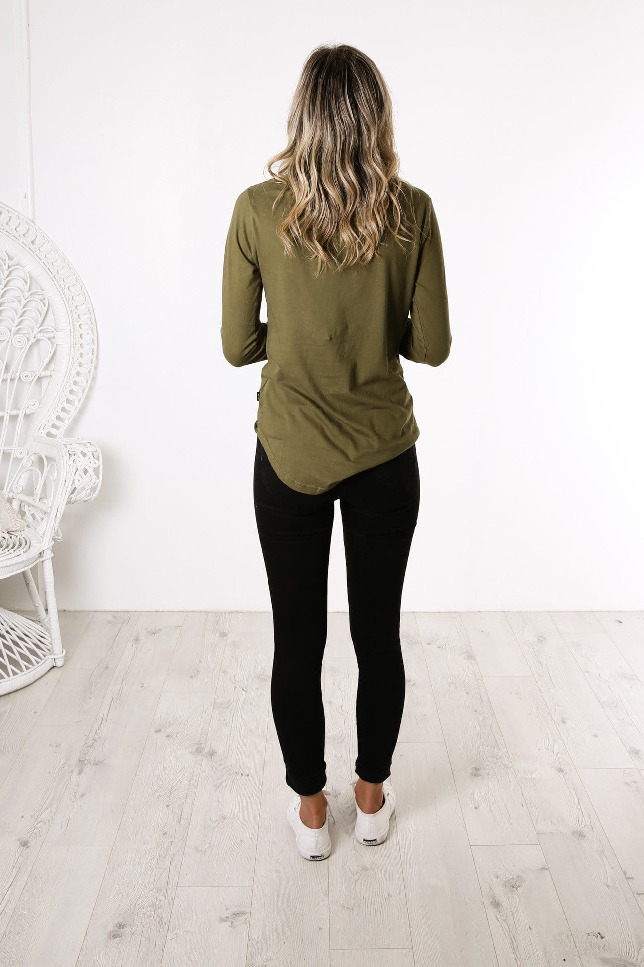 Kara Long Sleeve Tee Green