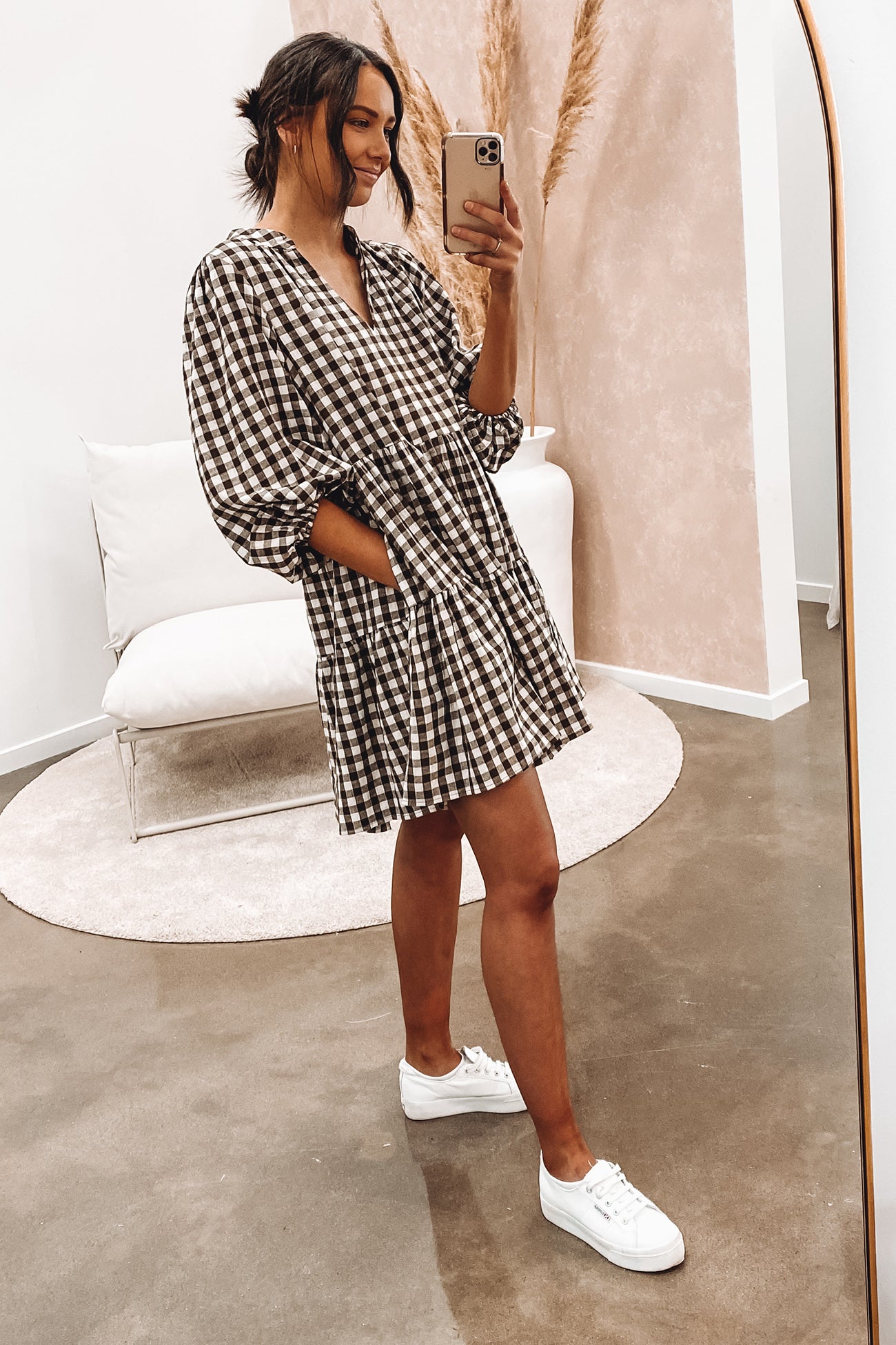 Karter Mini Dress Brown