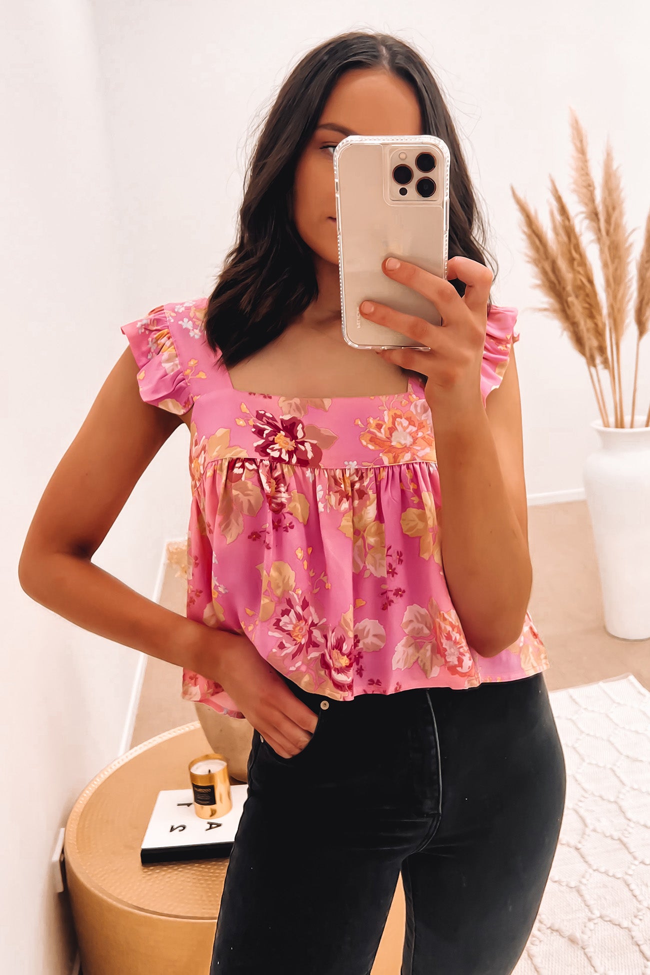 Kaylee Crop Top Floral