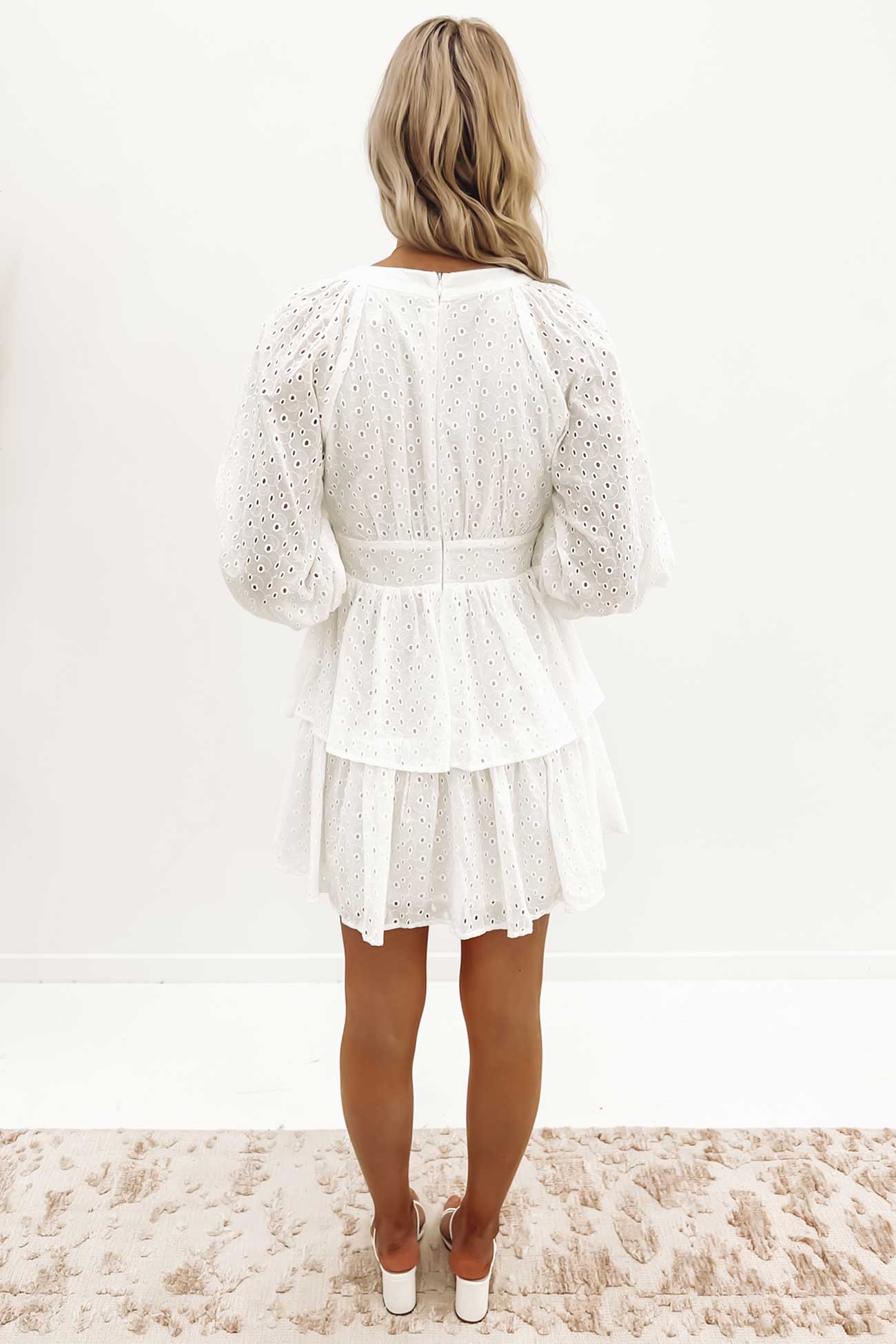 Kaylin Mini Dress White