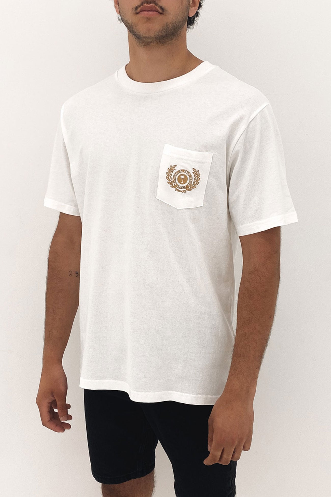 King Of Thrills Merch Fit Pocket Tee Dirty White