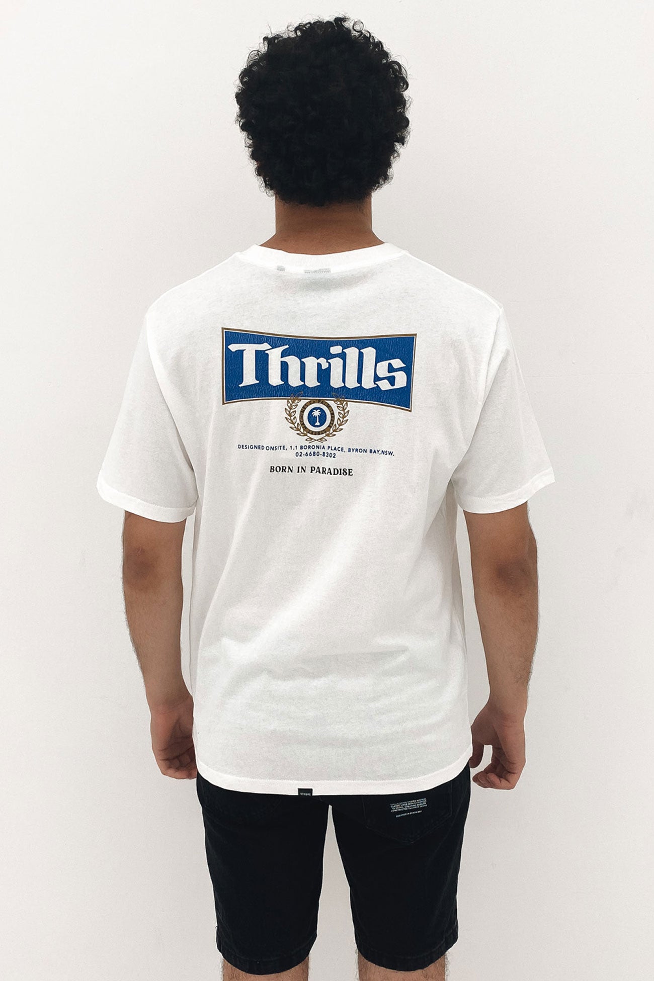 King Of Thrills Merch Fit Pocket Tee Dirty White