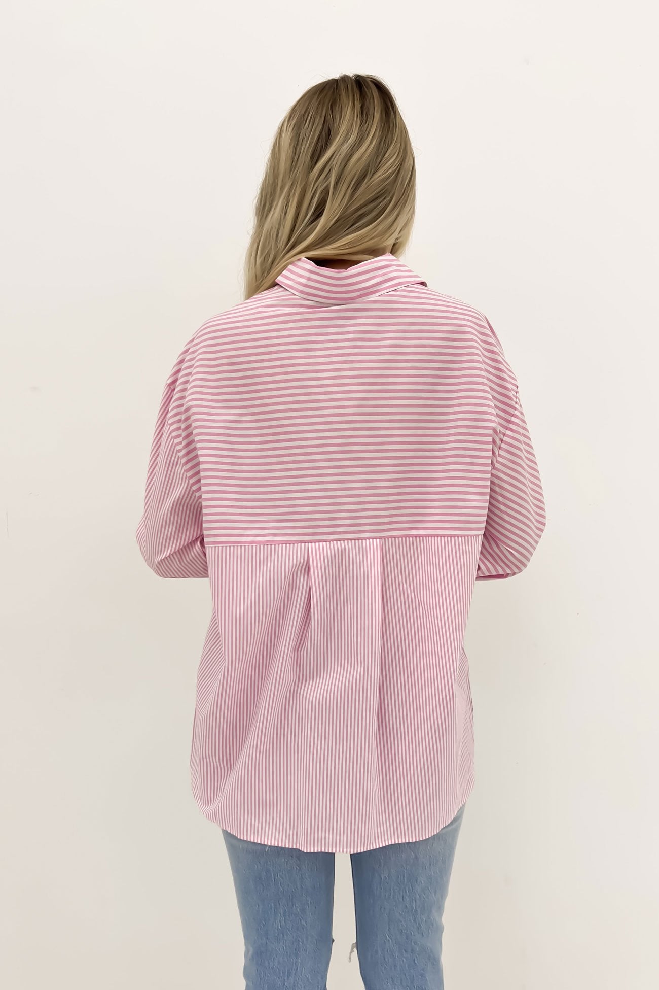 Kylen Shirt Pink Stripe