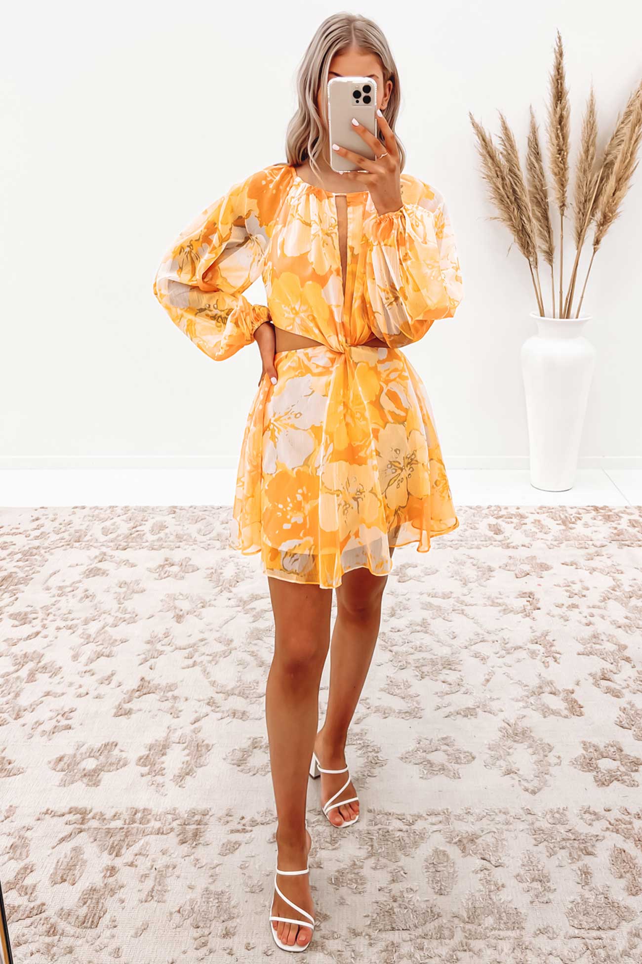 Lanah Mini Dress Yellow