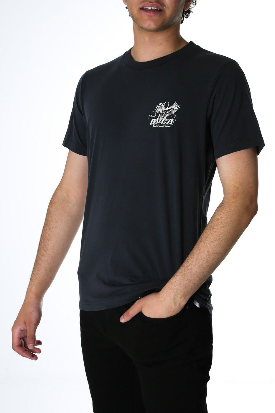 Land Of The Free Short Sleeve Tee Washed Black