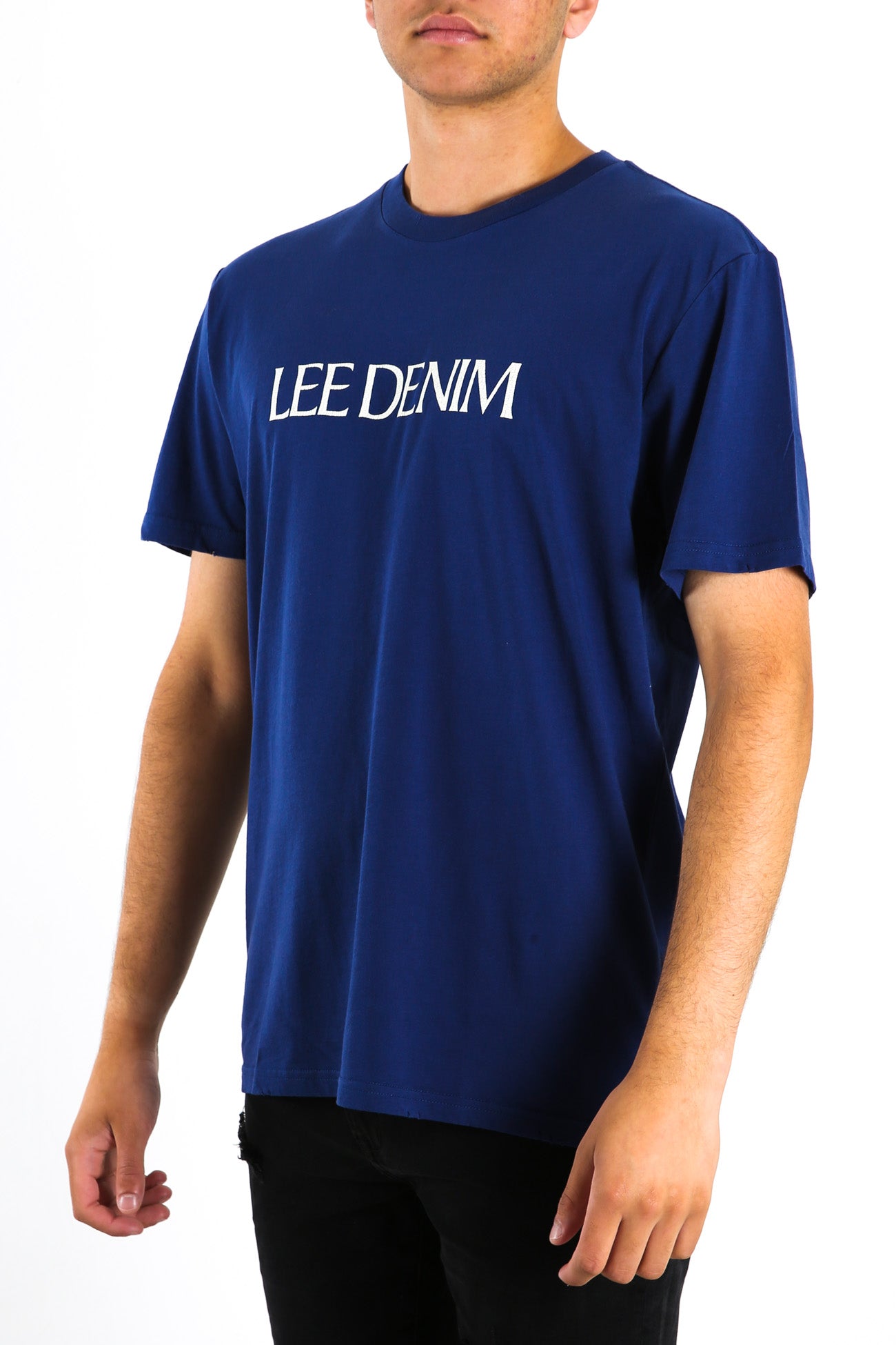 Lee Denim Tee Worn Navy